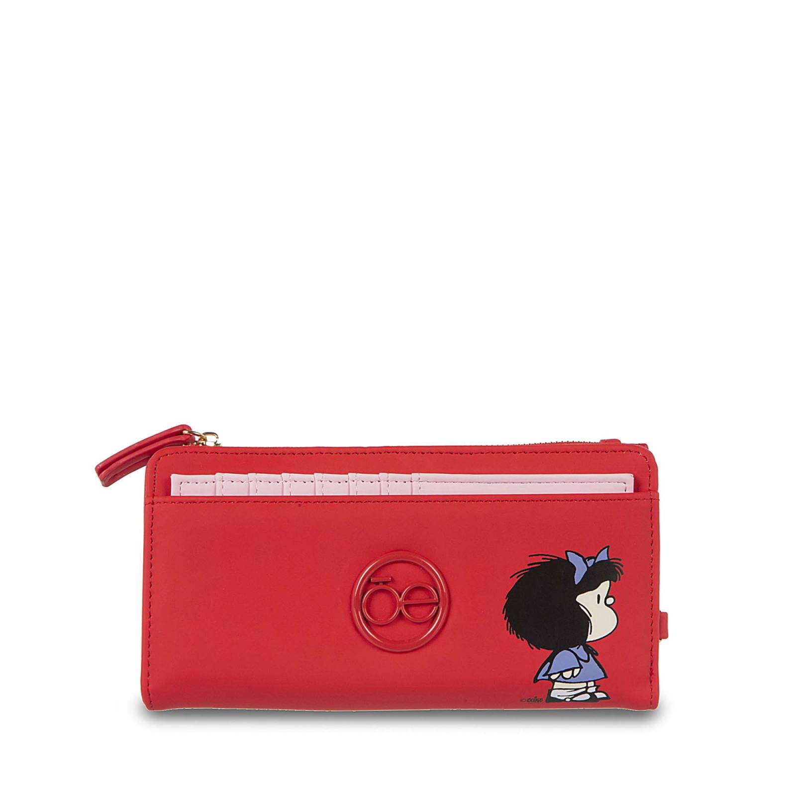 Cartera Grande Flap Para Mujer Tarjetero Mafalda x Oe