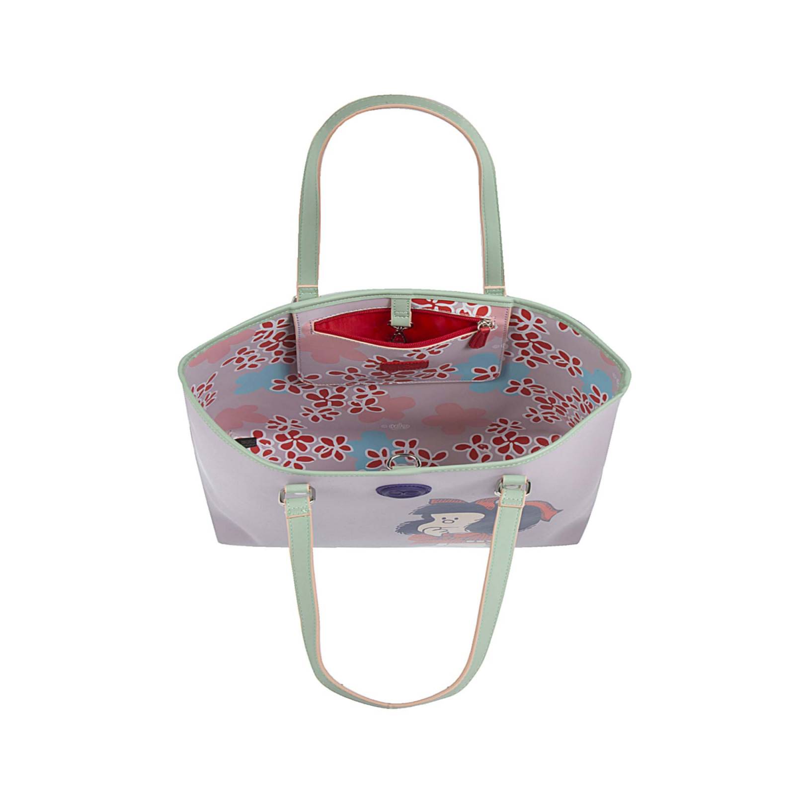 Bolsa Tote Para Mujer Mafalda x Oe con Monedero