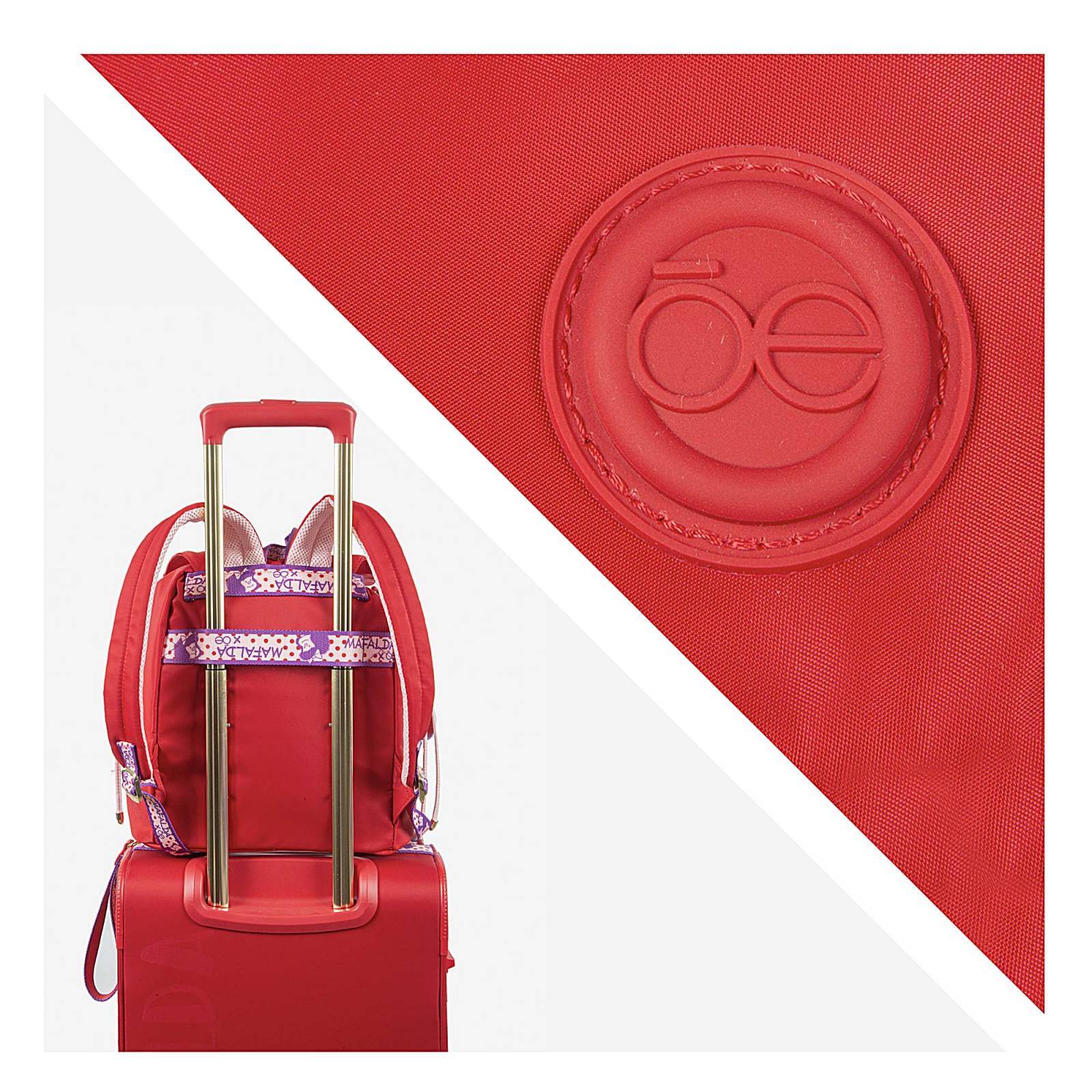 Mochila de Viaje Para Mujer Mafalda x Oe Textil