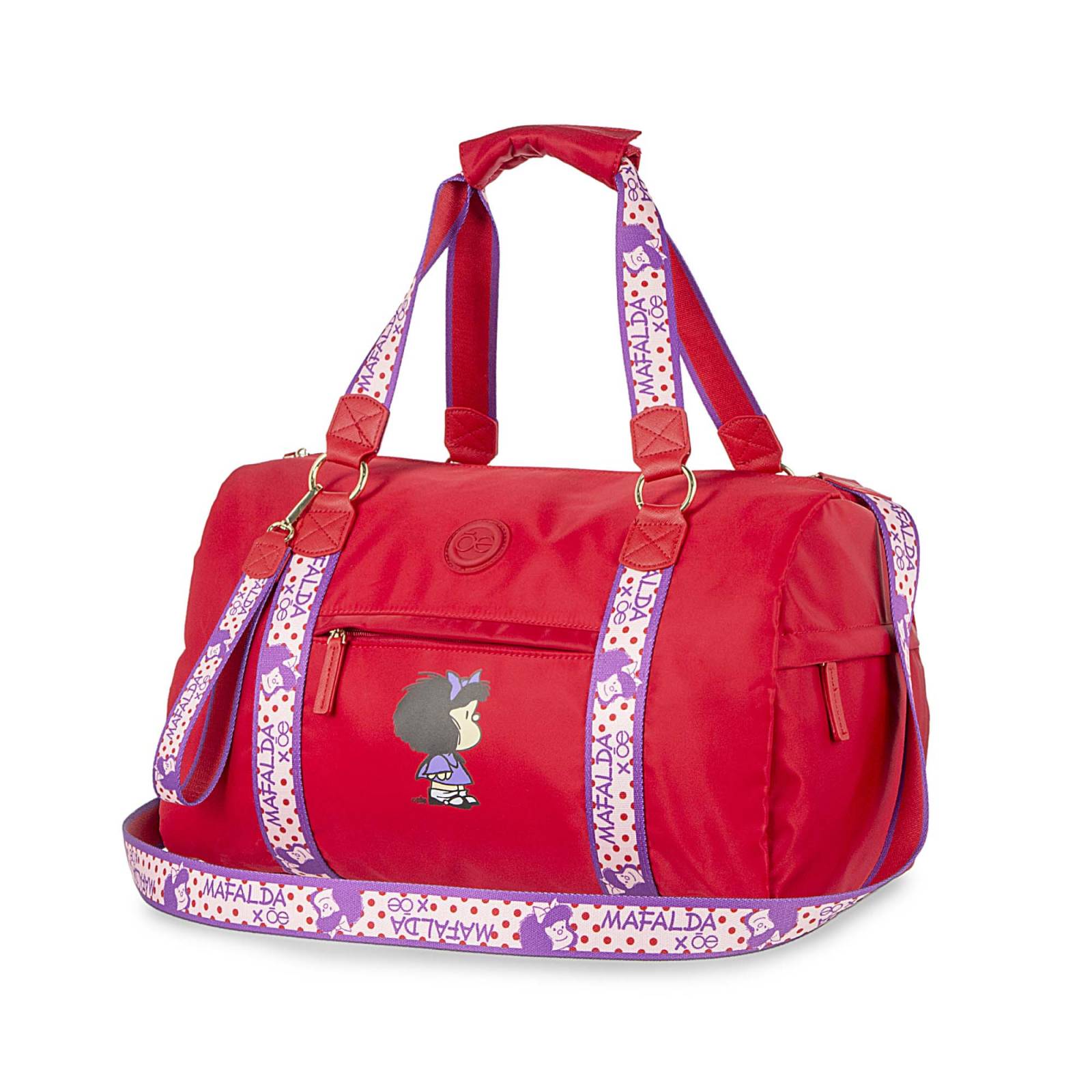 Duffle Bag de Viaje Para Mujer Mafalda x Oe con Accesorios