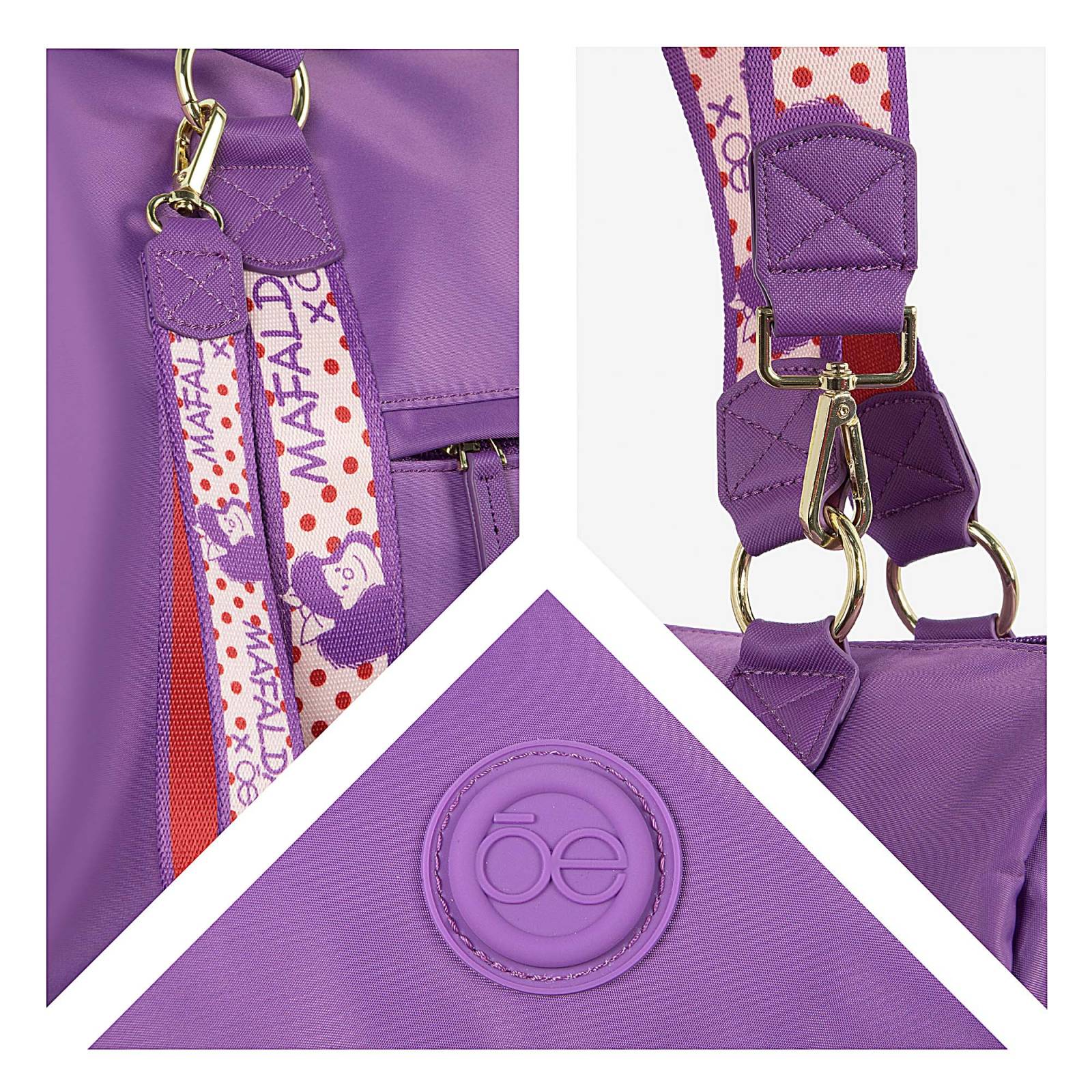Duffle Bag de Viaje Para Mujer Mafalda x Oe con Accesorios