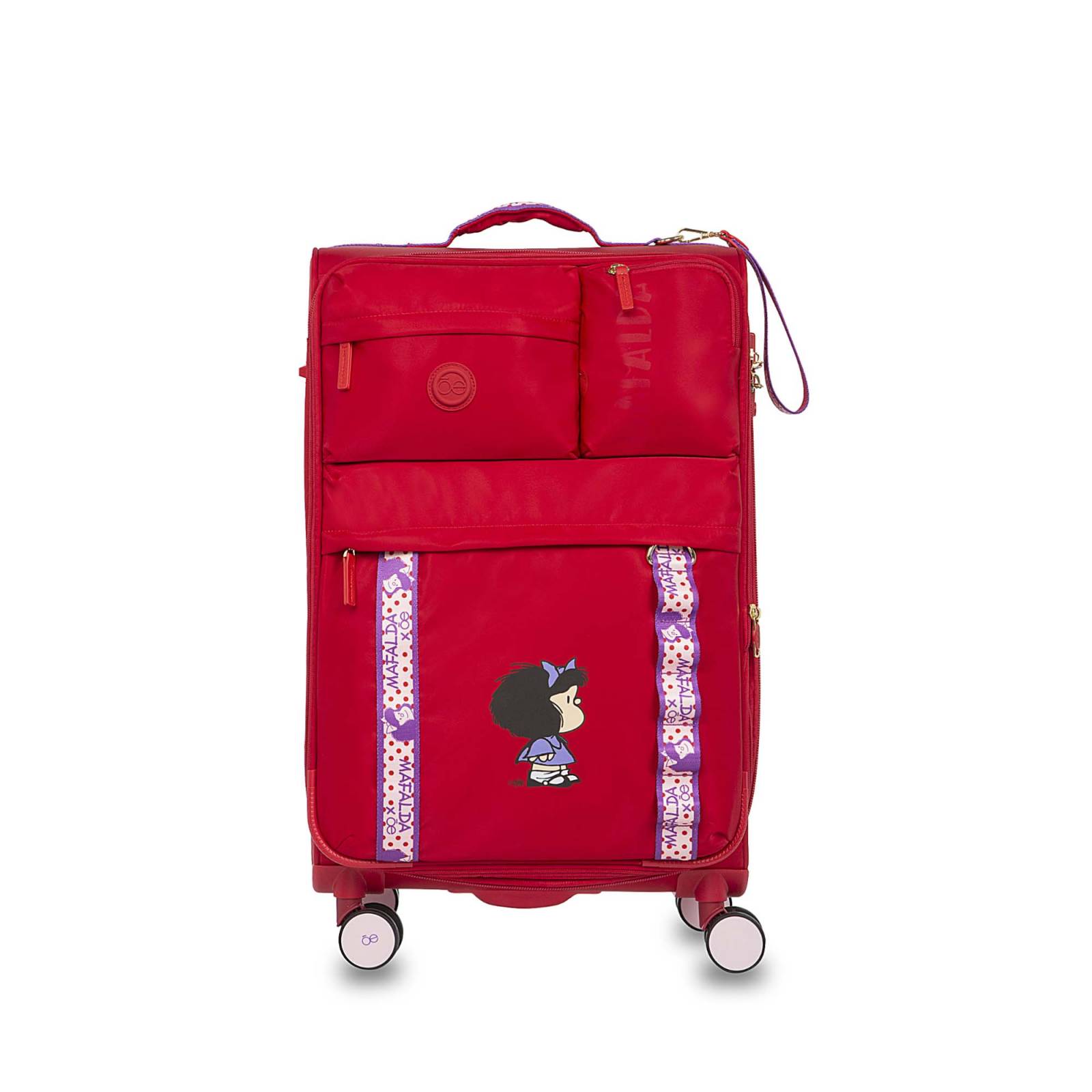 Maleta Mediana Para Mujer 24  Textil Mafalda x Oe