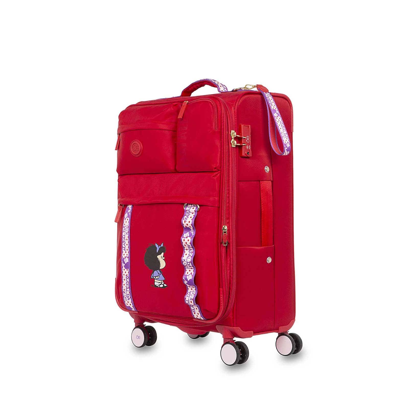 Maleta Mediana Para Mujer 24  Textil Mafalda x Oe