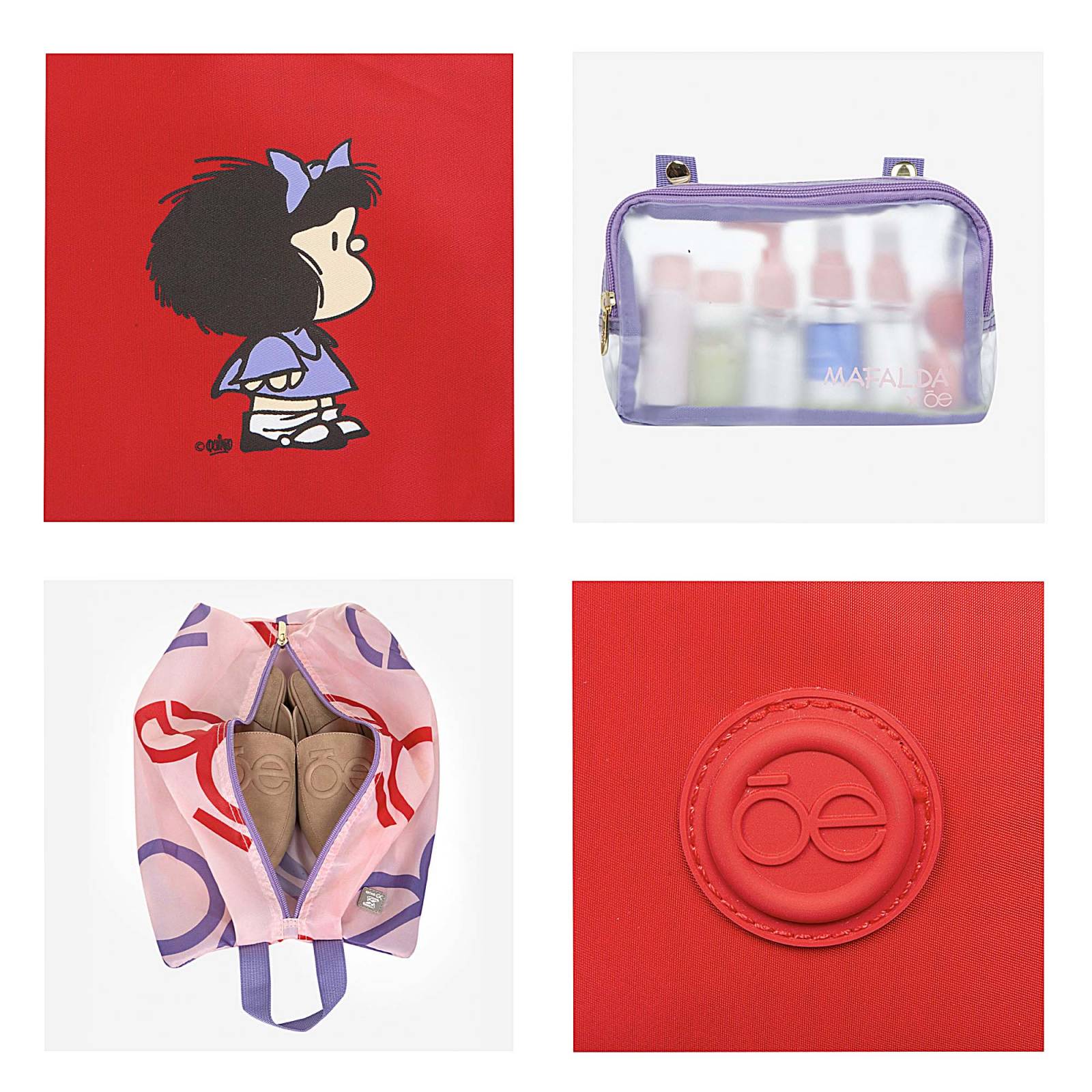 Maleta Mediana Para Mujer 24  Textil Mafalda x Oe