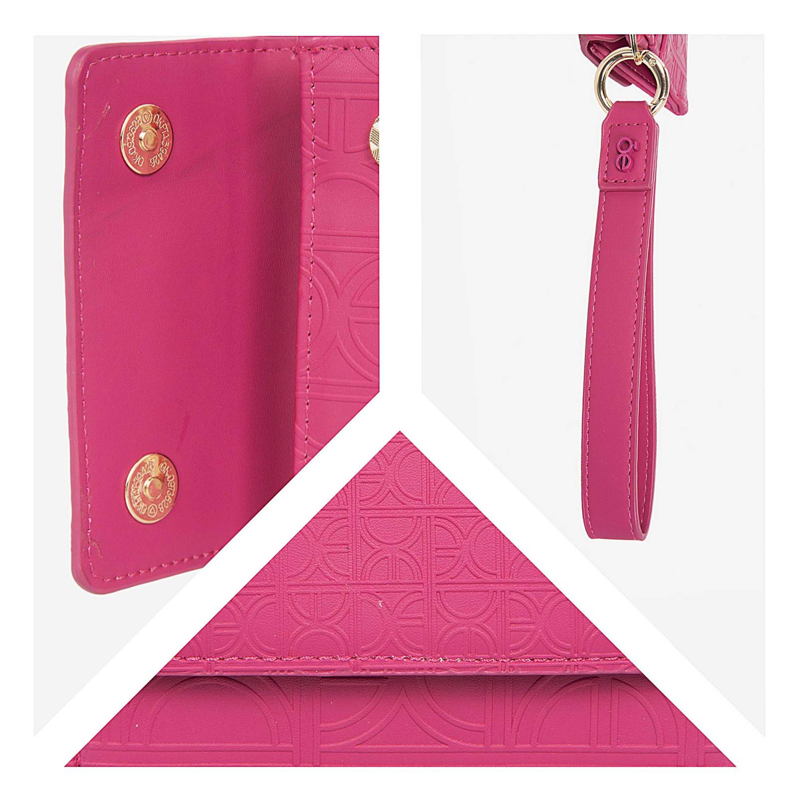 Cartera Guess Para Mujer Monograma Aa826355 Rosa