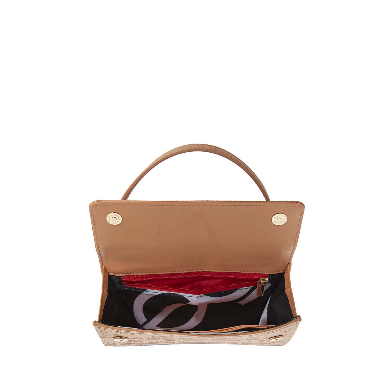 Cartera Cloe Material Vegano Para Mujer Grande 2 en 1