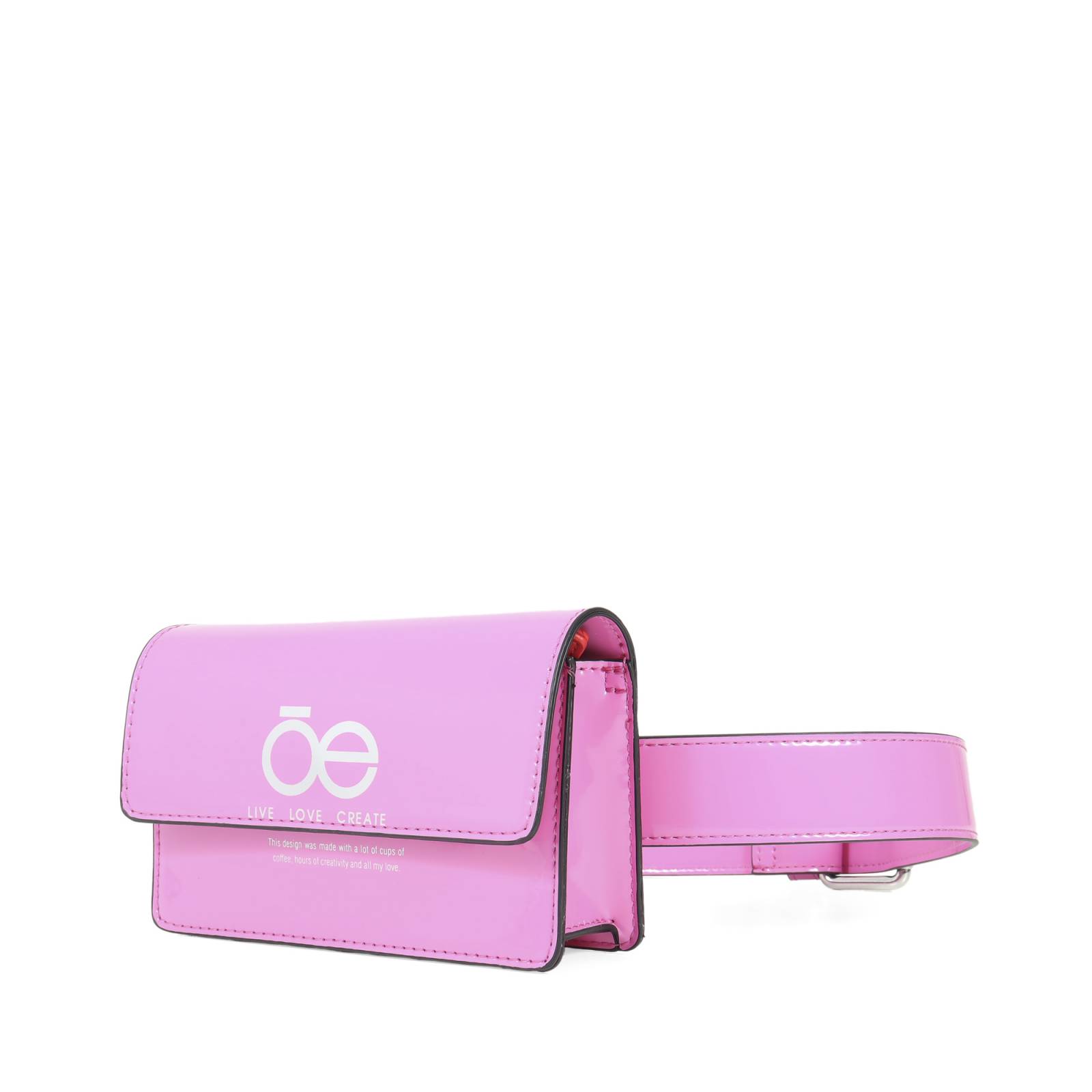 Cangurera Cloe 2 en 1 Charol color Magenta