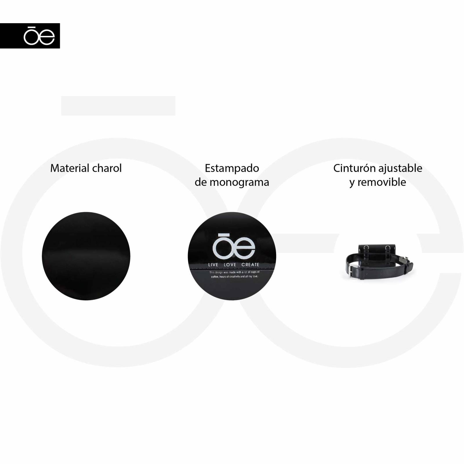 Cangurera Cloe 2 en 1 Charol color Magenta