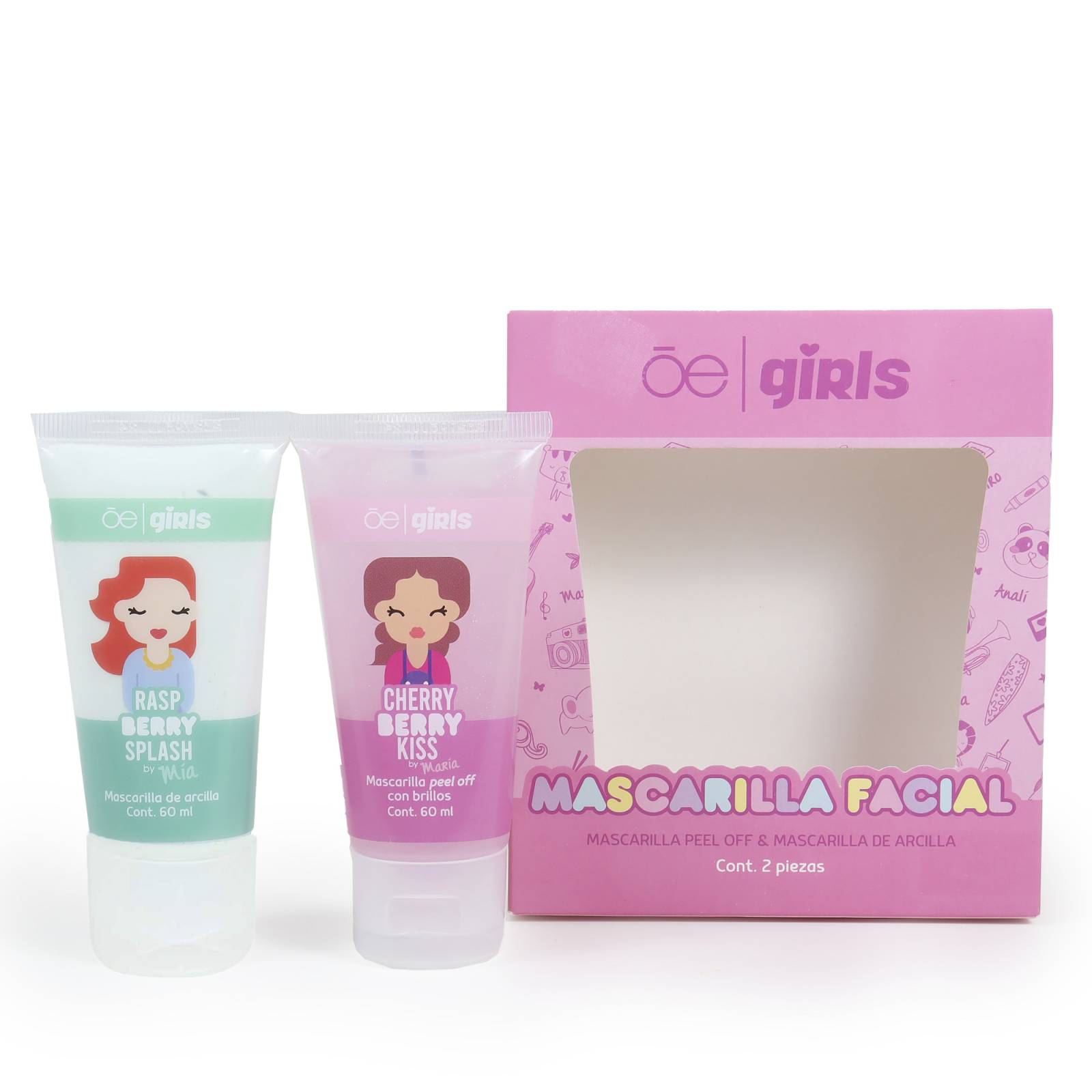 Set Cloe Girls de Mascarilla Peel Off y Arcilla 60 Ml