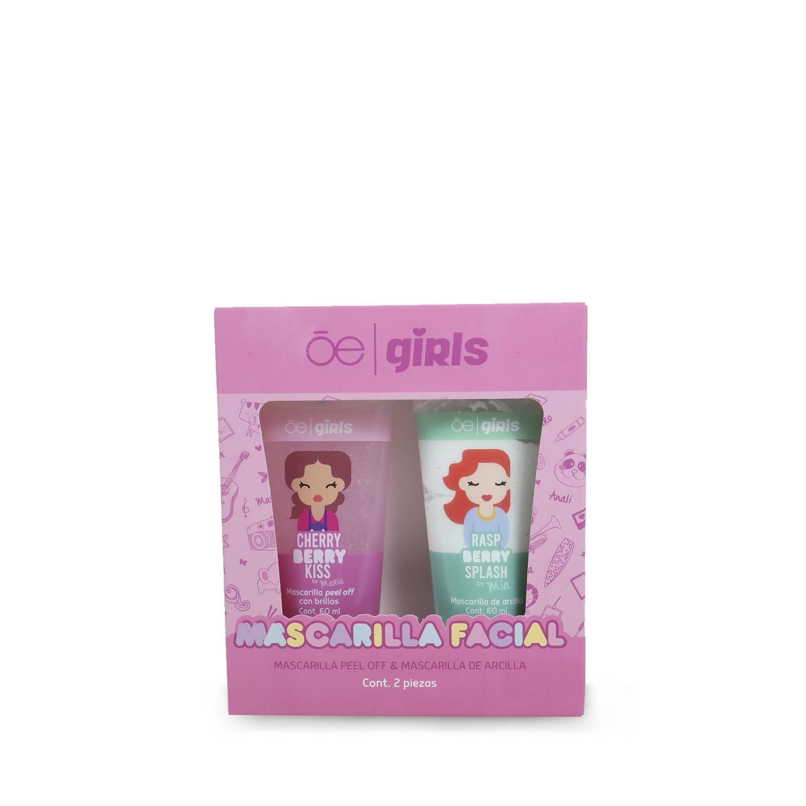 Set Cloe Girls de Mascarilla Peel Off y Arcilla 60 Ml