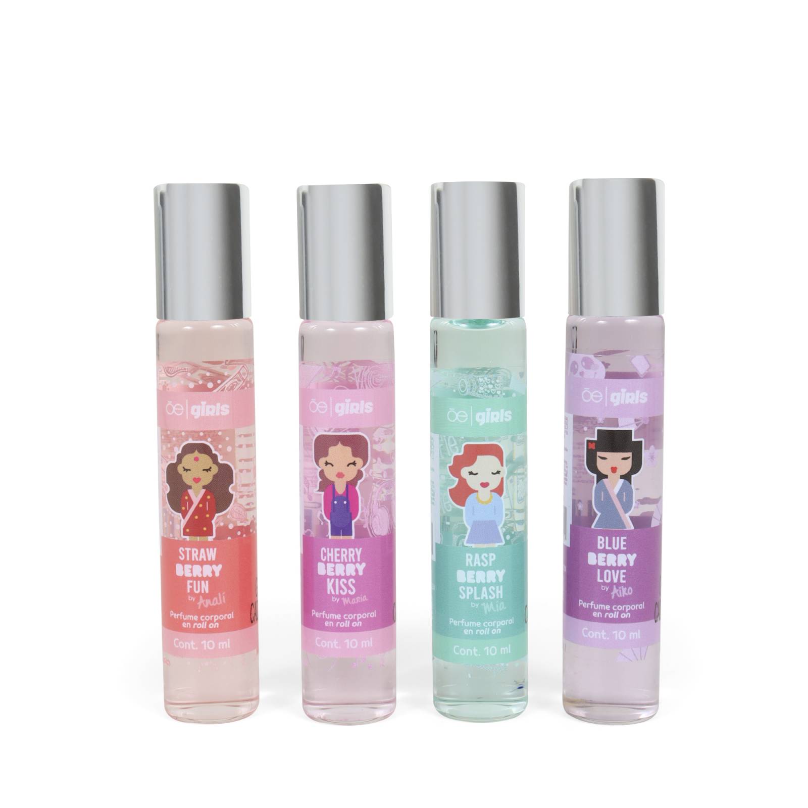 Perfume Roll On Cloe Girls Analí Aroma Fresa 10 Ml