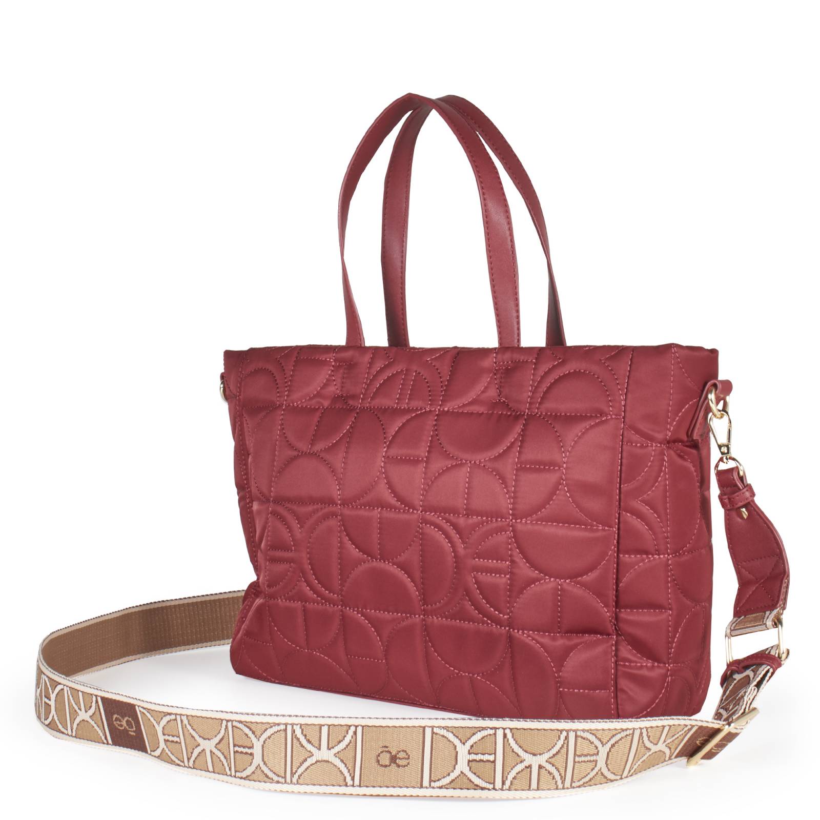 Bolsa Tote Material Reciclado color Rojo Tinto
