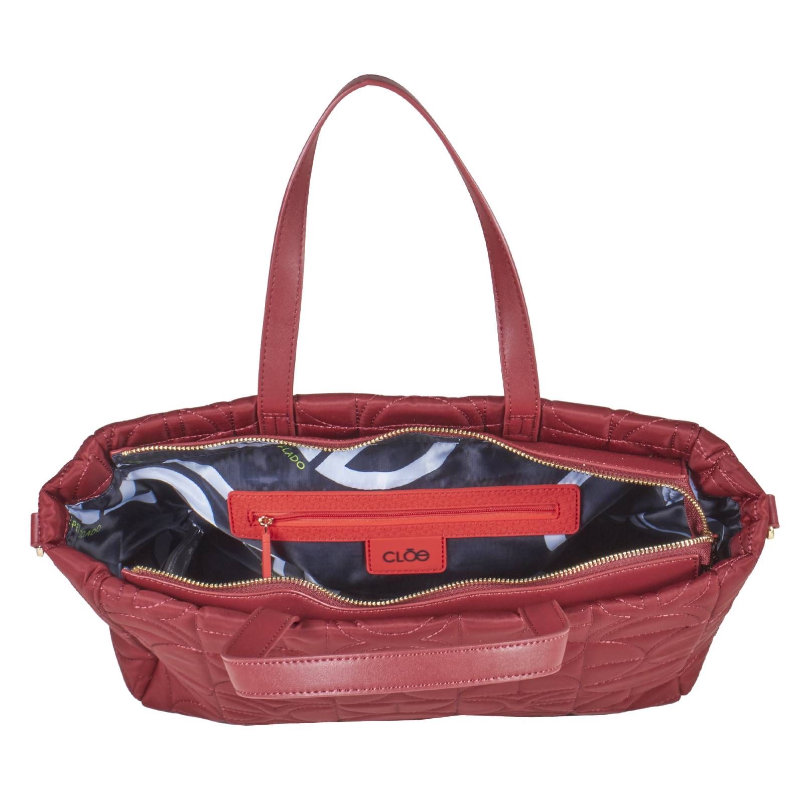 Bolsa Tote Material Reciclado color Rojo Tinto
