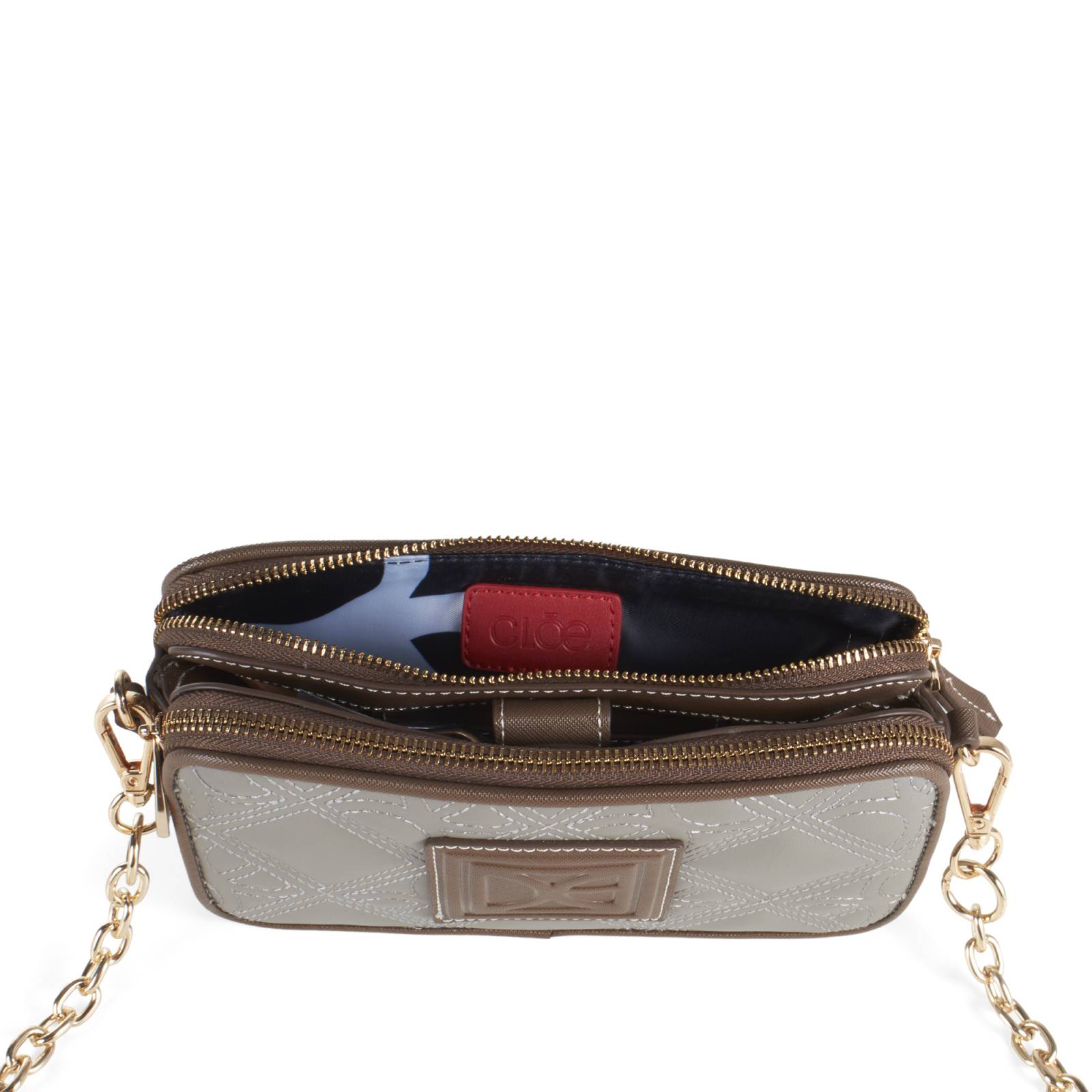 Bolsa Crossbody Cloe Material Reciclado color Café