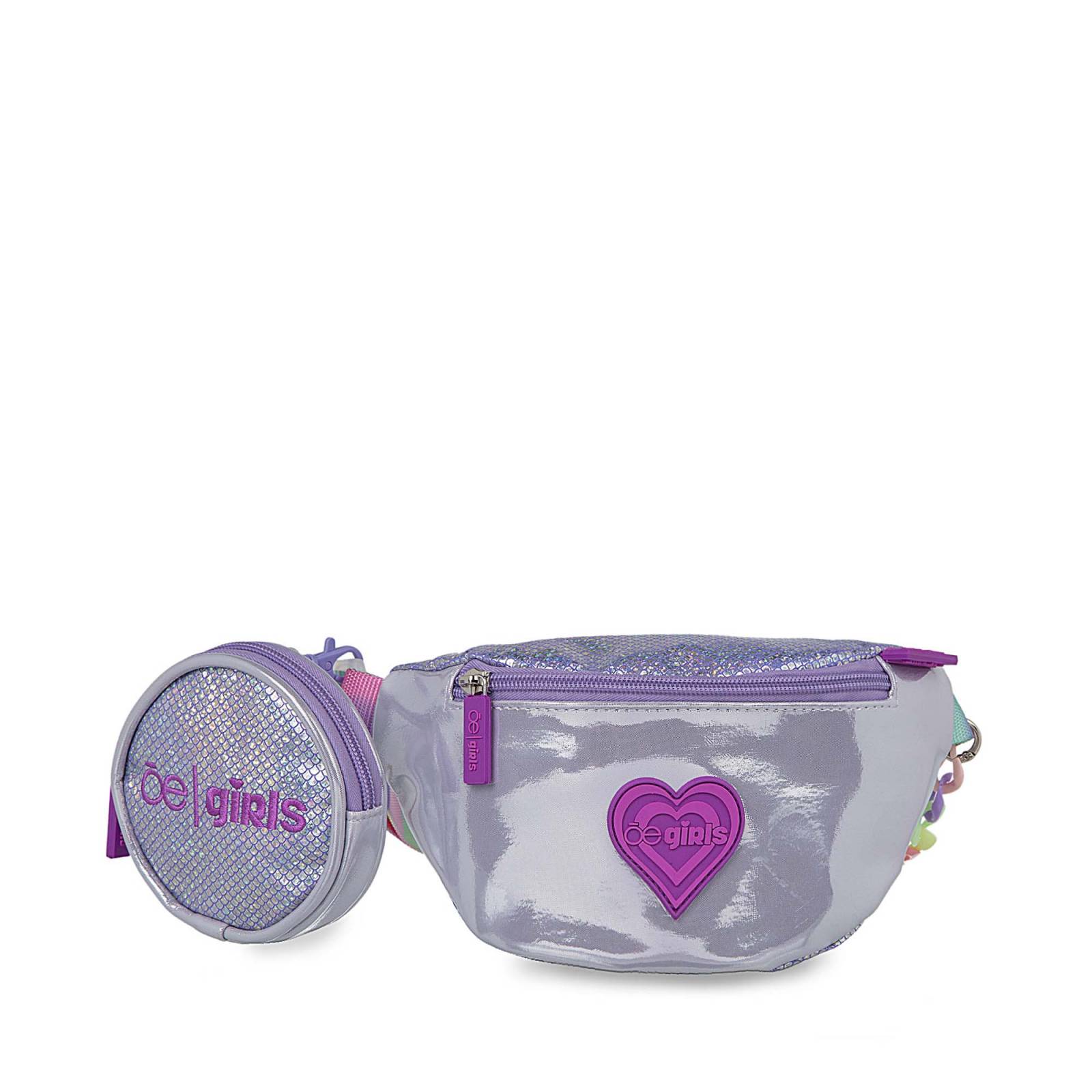 Cangurera Chica para Niña con Monedero color Morado