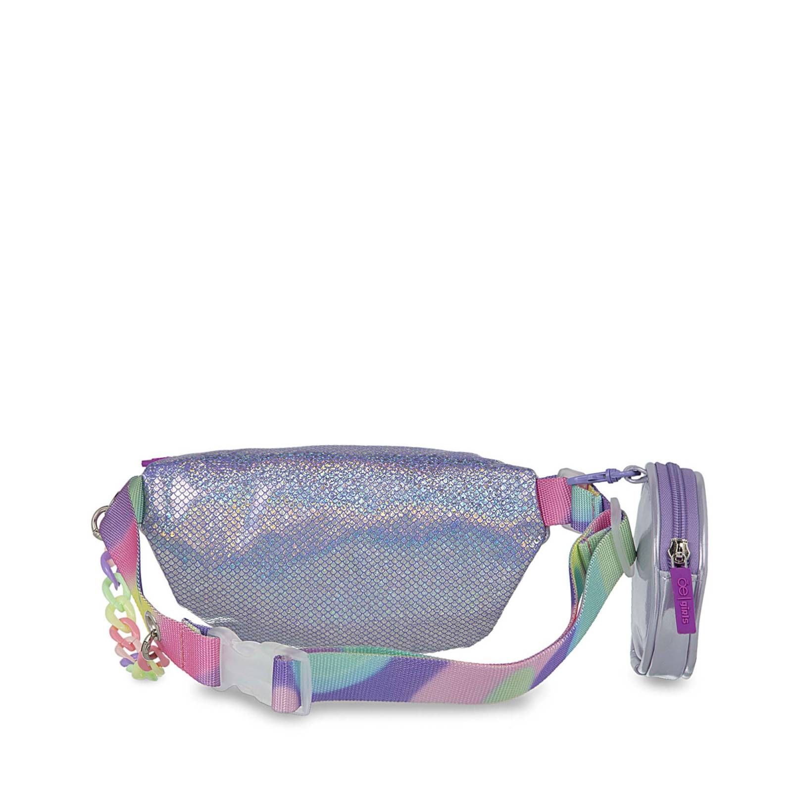 Cangurera Chica para Niña con Monedero color Morado