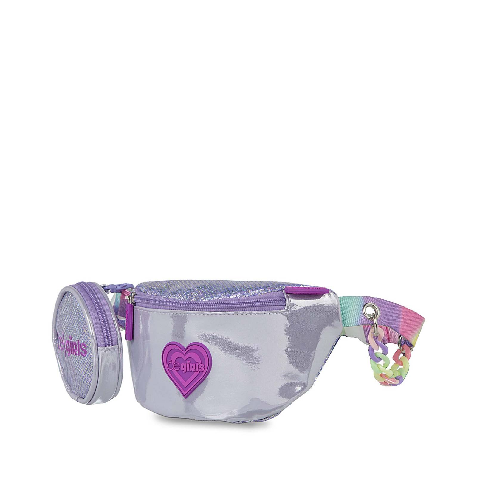 Cangurera Chica para Niña con Monedero color Morado