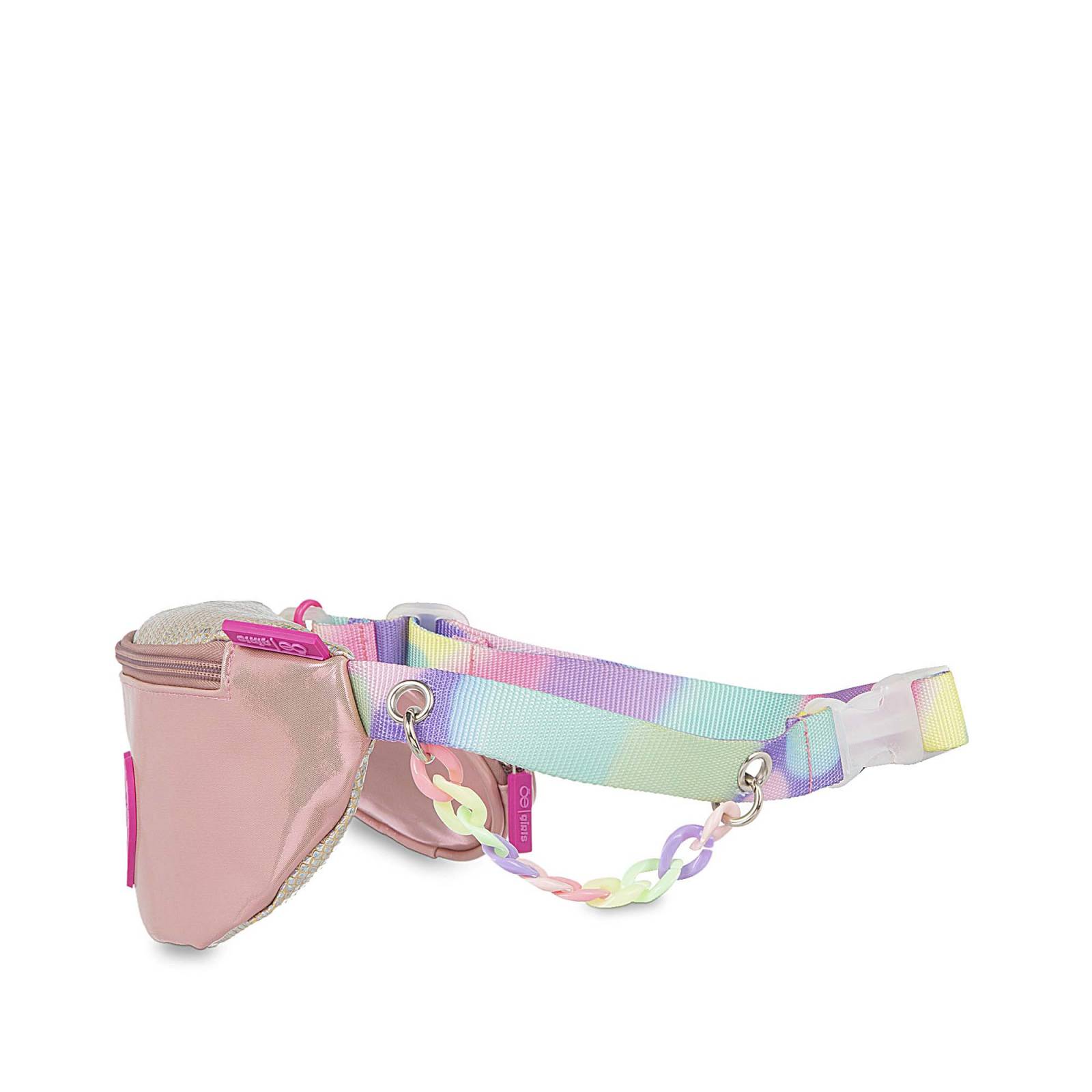 Cangurera Chica para Niña con Monedero color Rosa