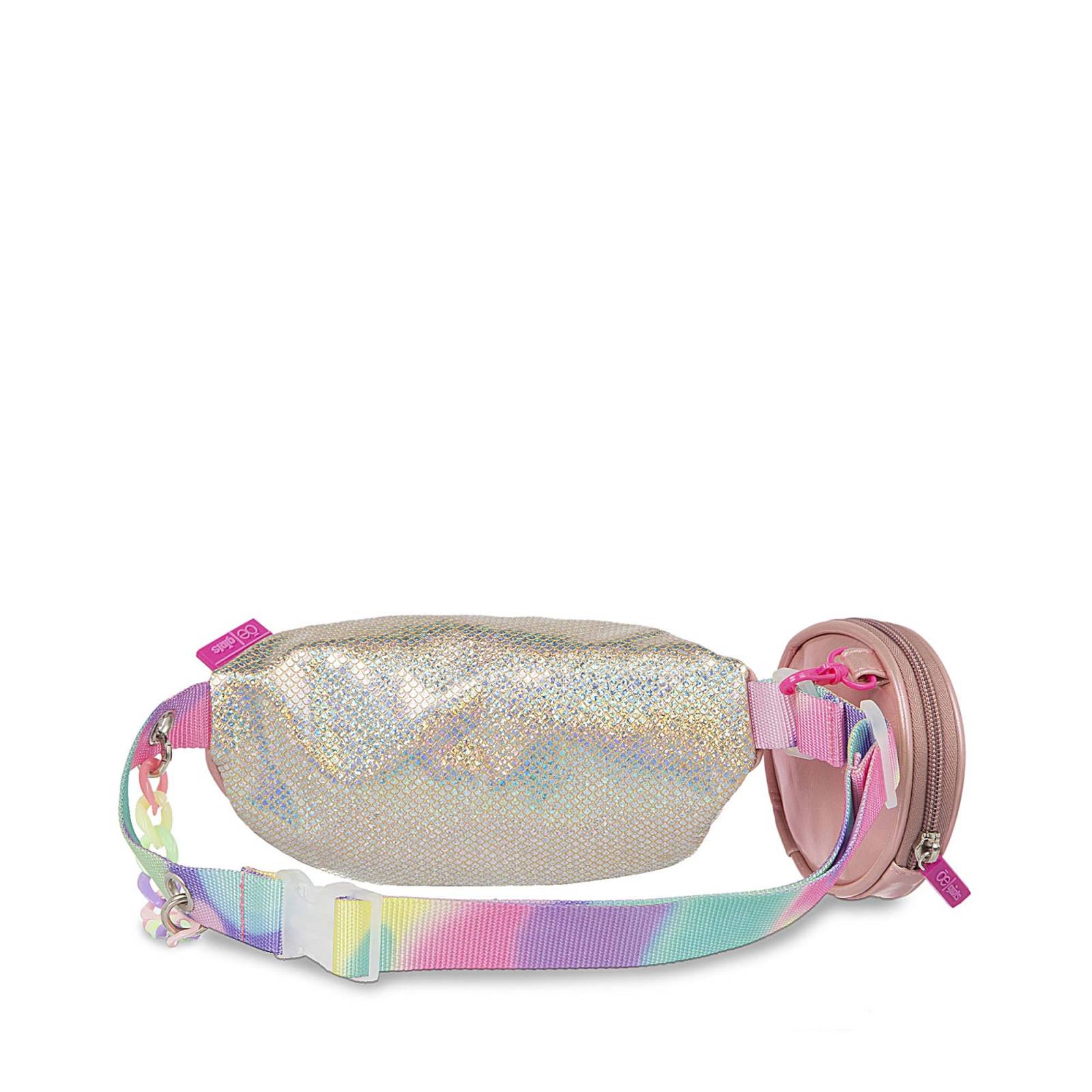 Cangurera Chica para Niña con Monedero color Rosa