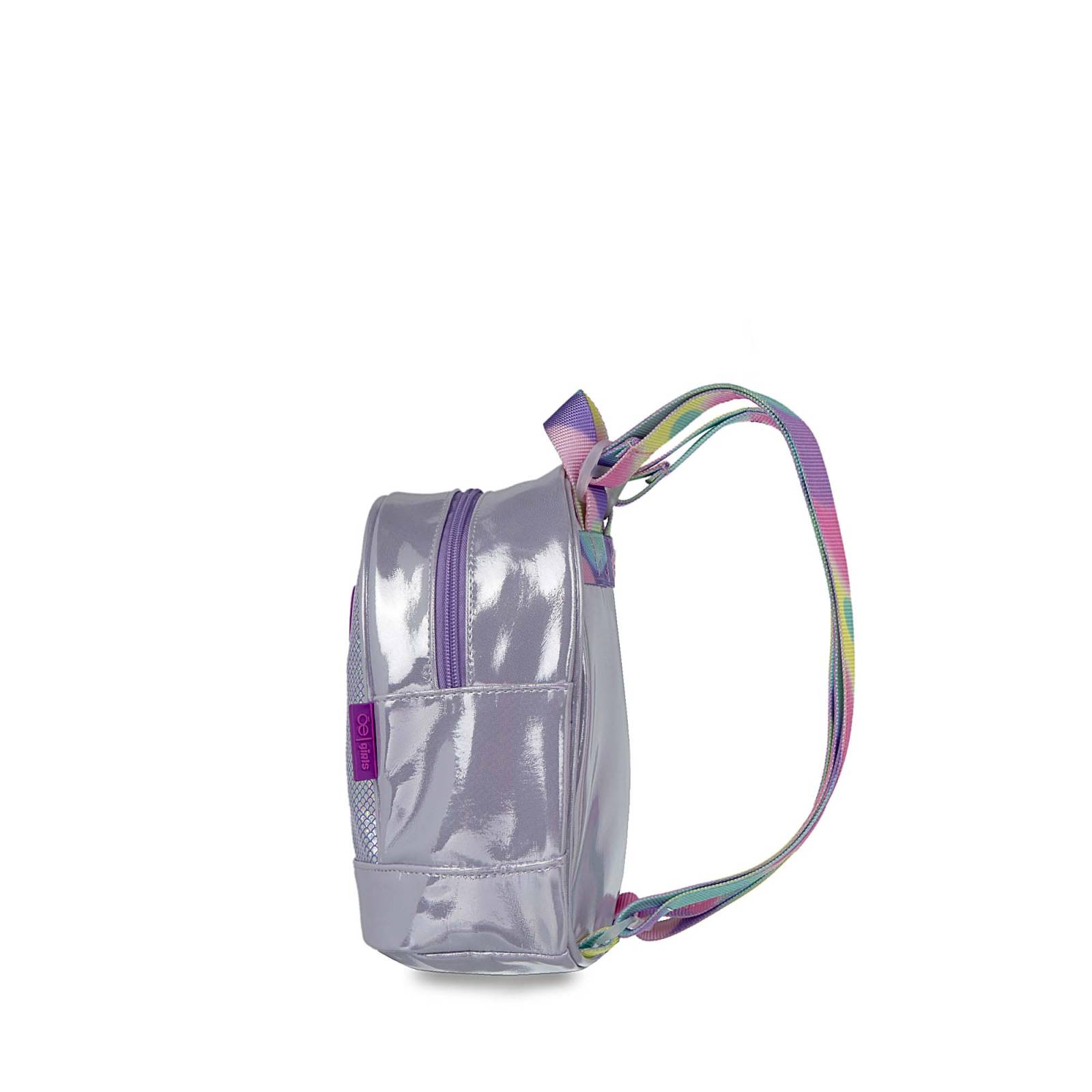 Mochila Chica para Niña Iridiscente color Morado