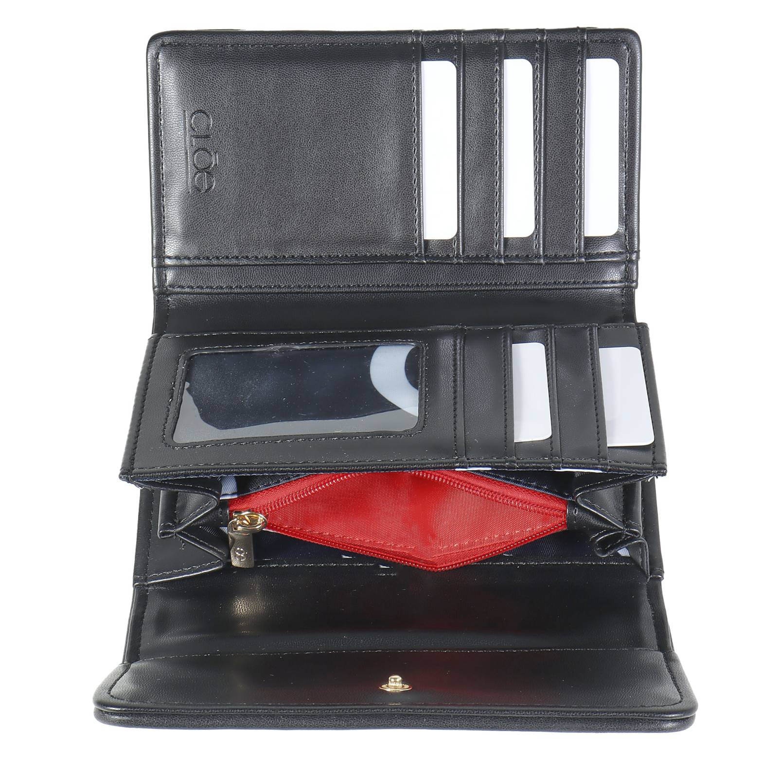 Cartera Flap Cloe Para Mujer Monograma broche de presión