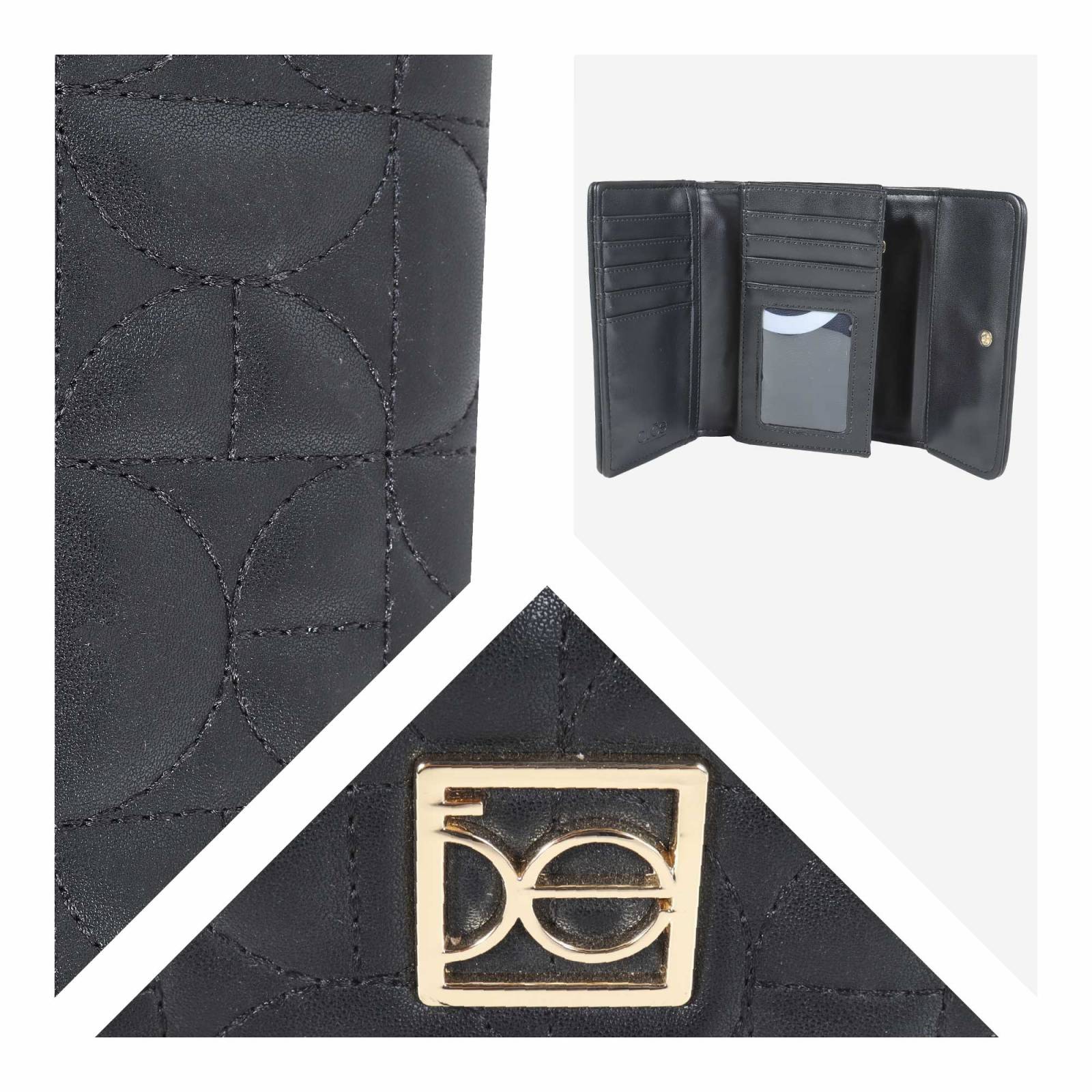 Cartera Flap Cloe Para Mujer Monograma broche de presión