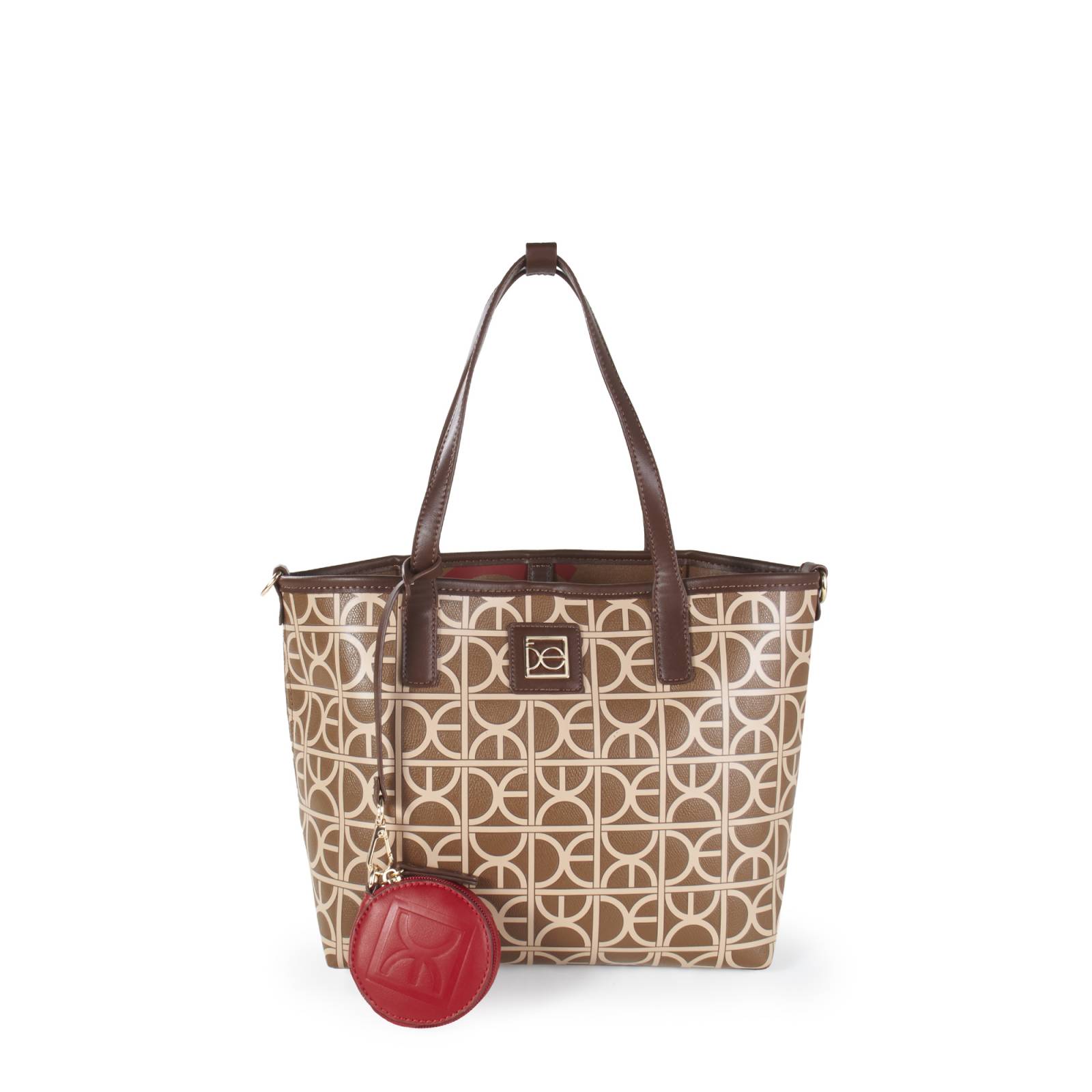 Bolsa Tote Cloe Para Mujer Mediana Monedero desprendible