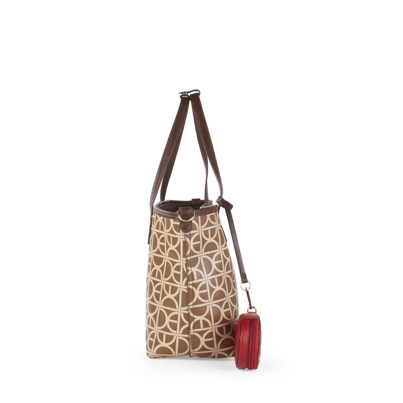 Bolsa Tote Cloe Para Mujer Mediana Monedero desprendible