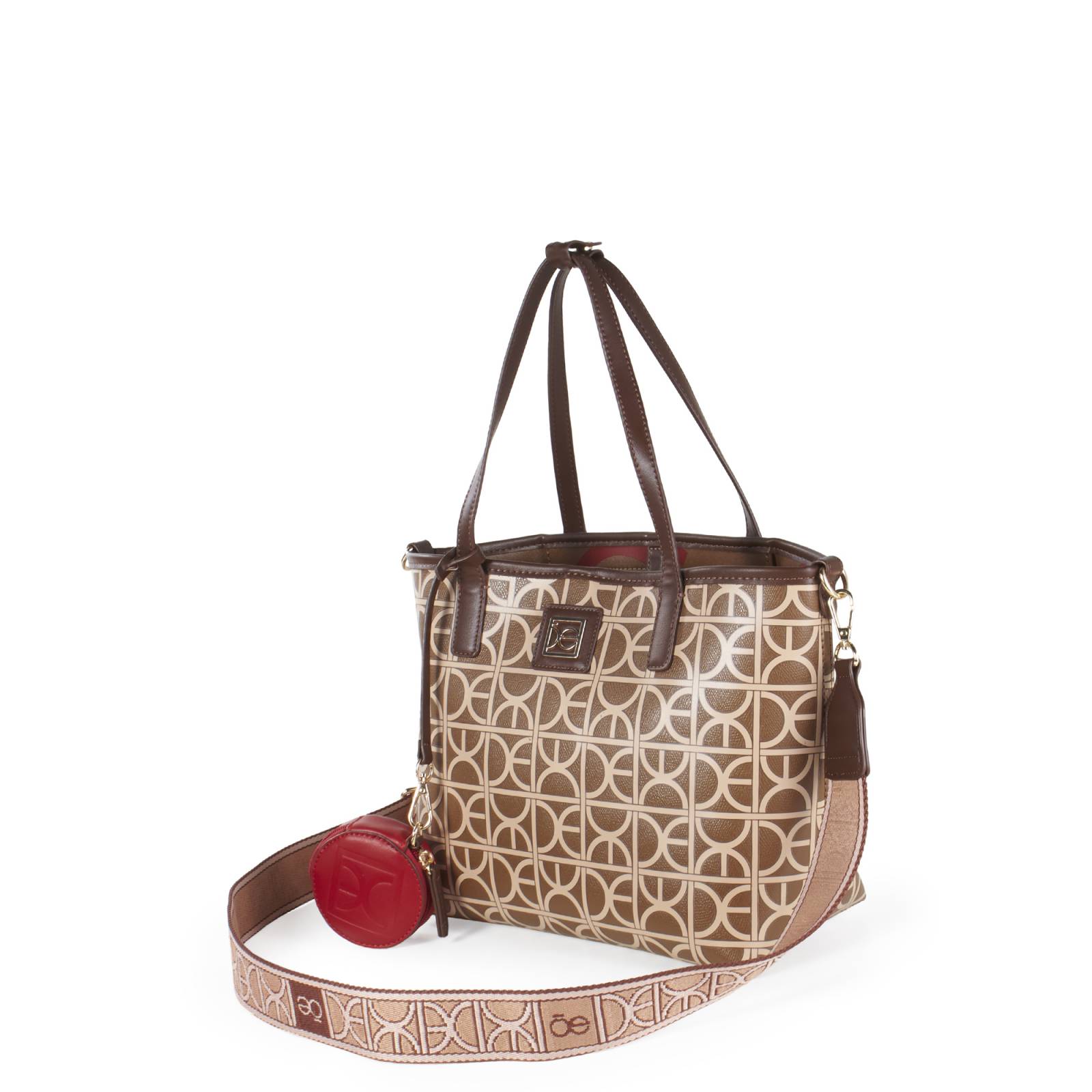 Bolsa Tote Cloe Para Mujer Mediana Monedero desprendible