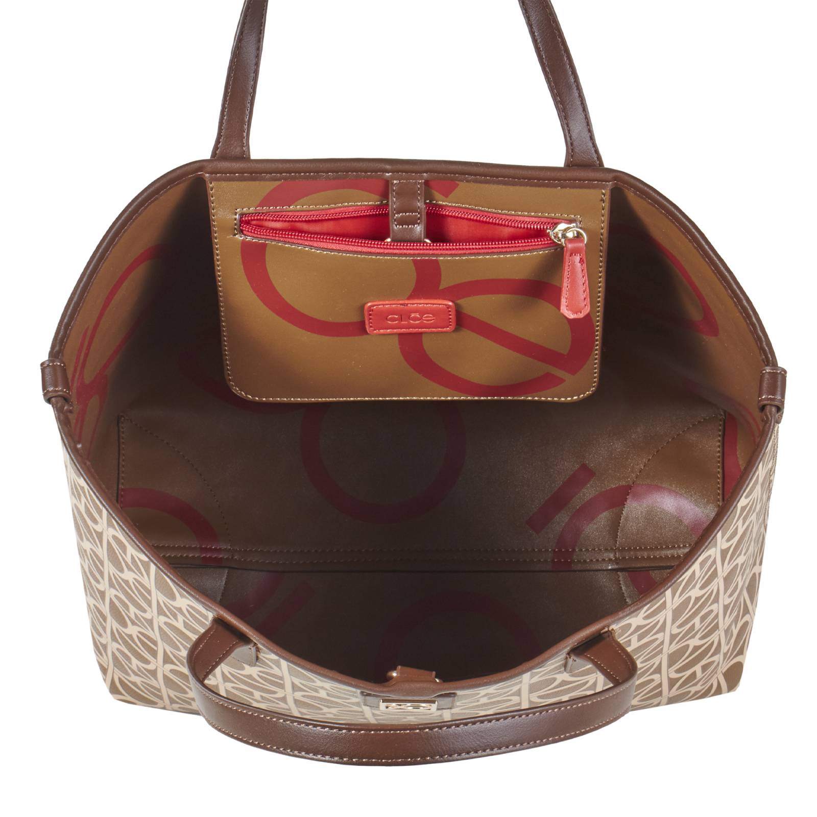 Bolsa Tote Cloe Para Mujer Grande Bolso pouch adicional