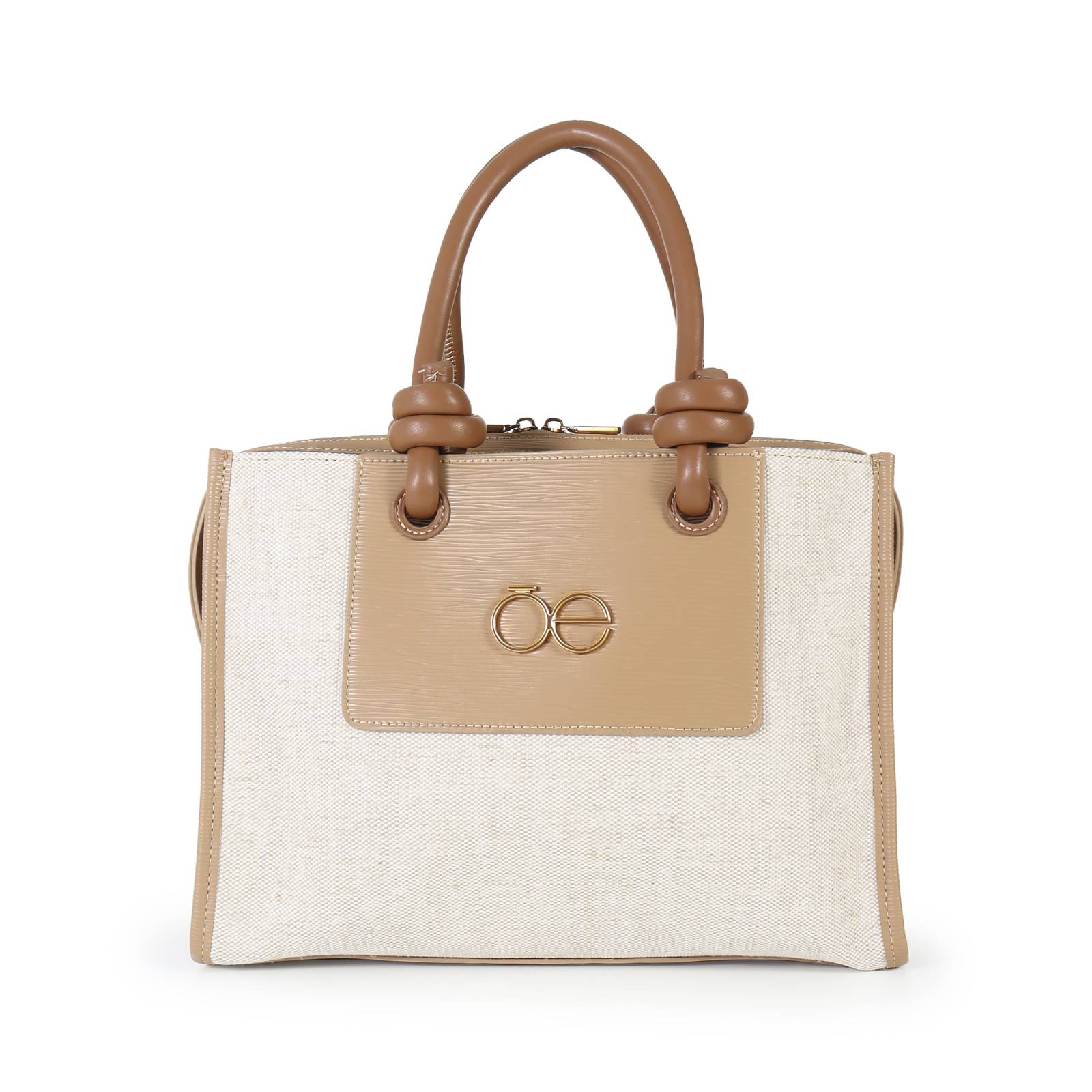 Bolsa Satchel para Mujer Cloe Grande Textil Clásica
