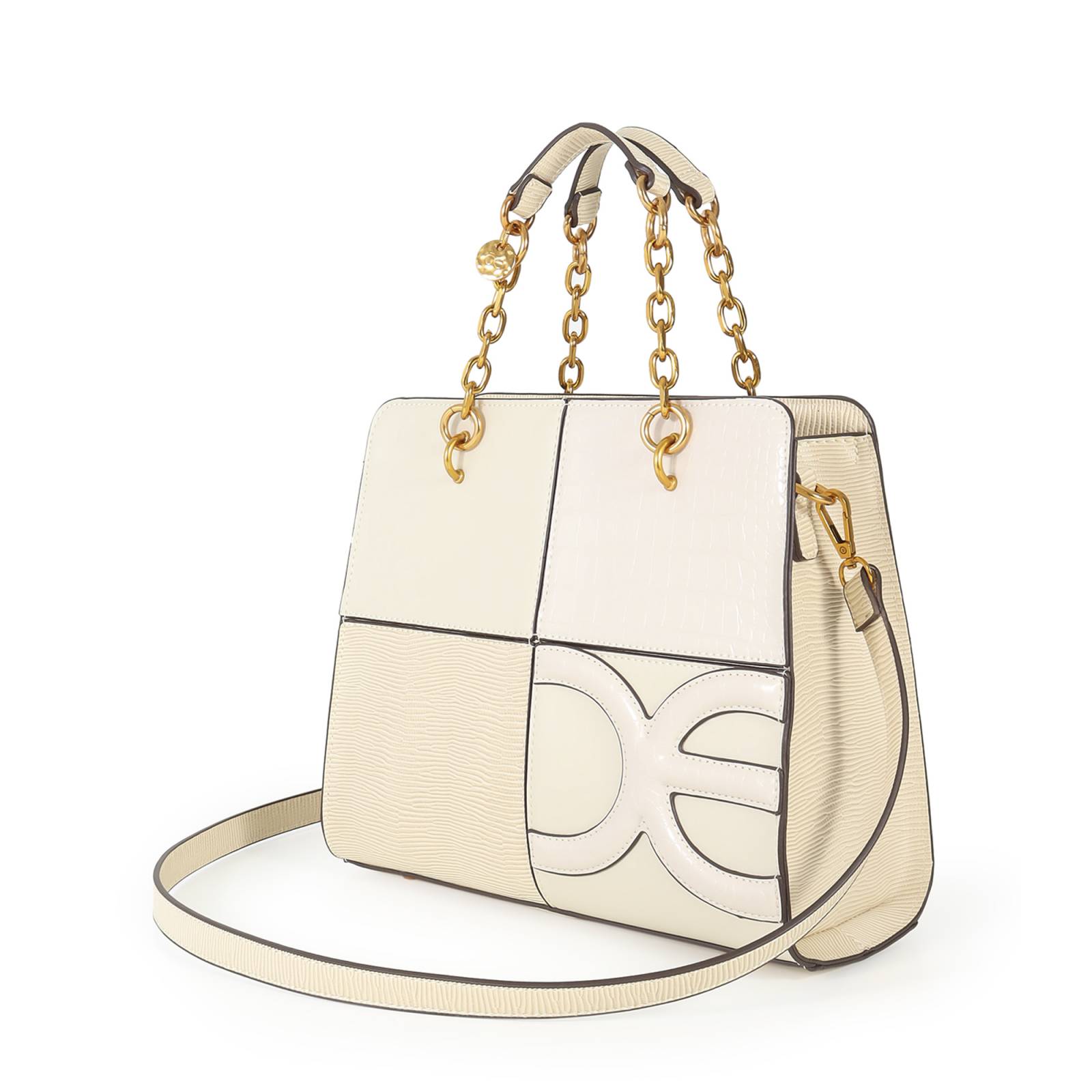 Bolsa Satchel para Mujer Cloe Diseño de Parches
