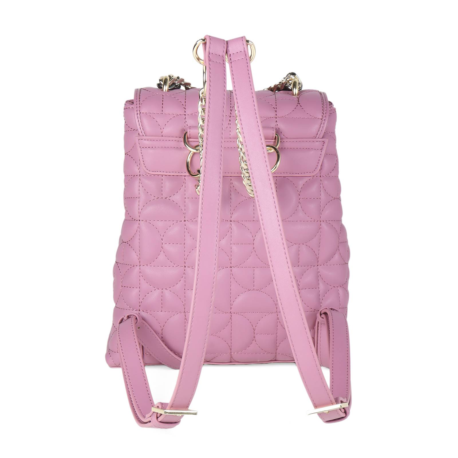 Mochila Cloe Para Mujer Cadenas Monograma Bordado