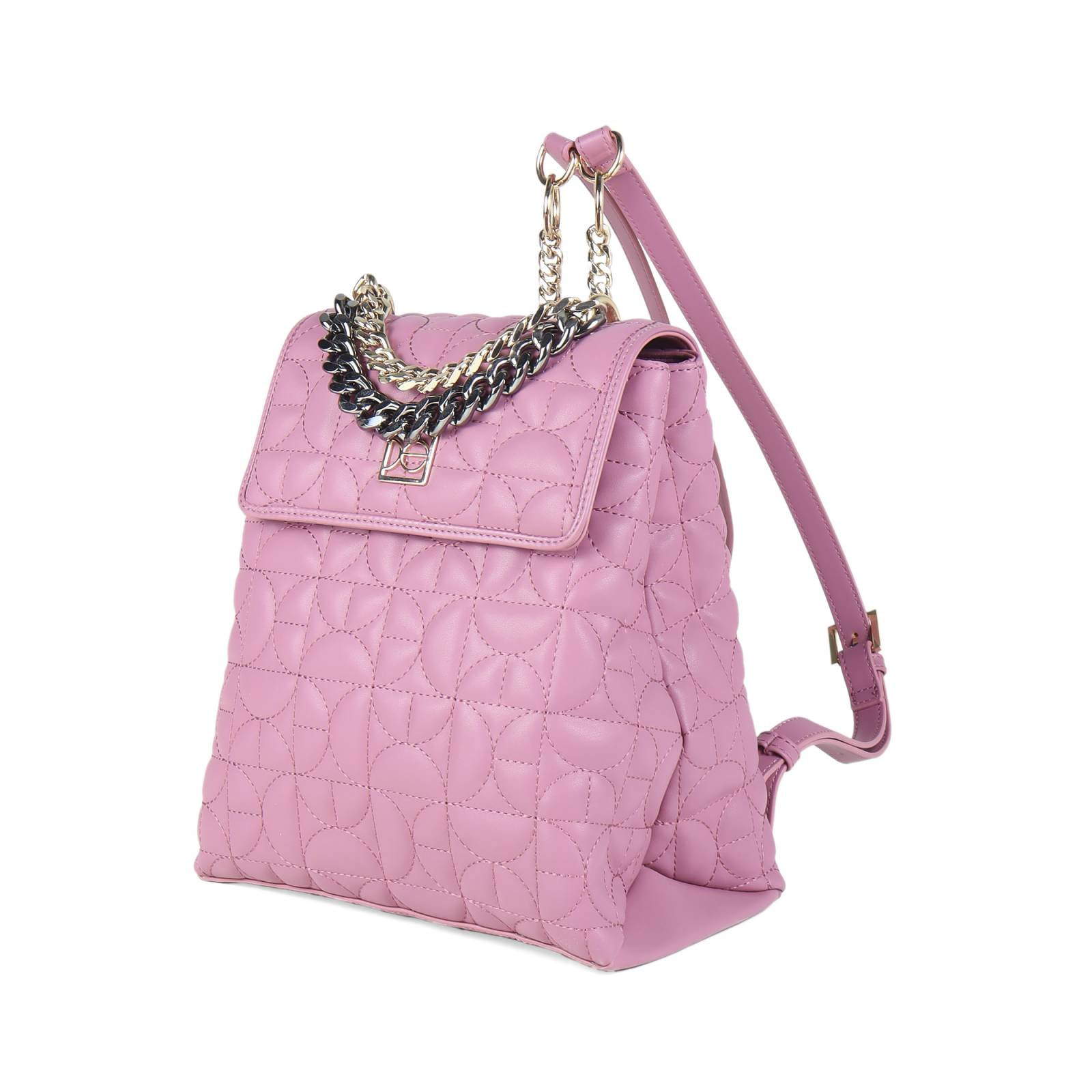Mochila Cloe Para Mujer Cadenas Monograma Bordado