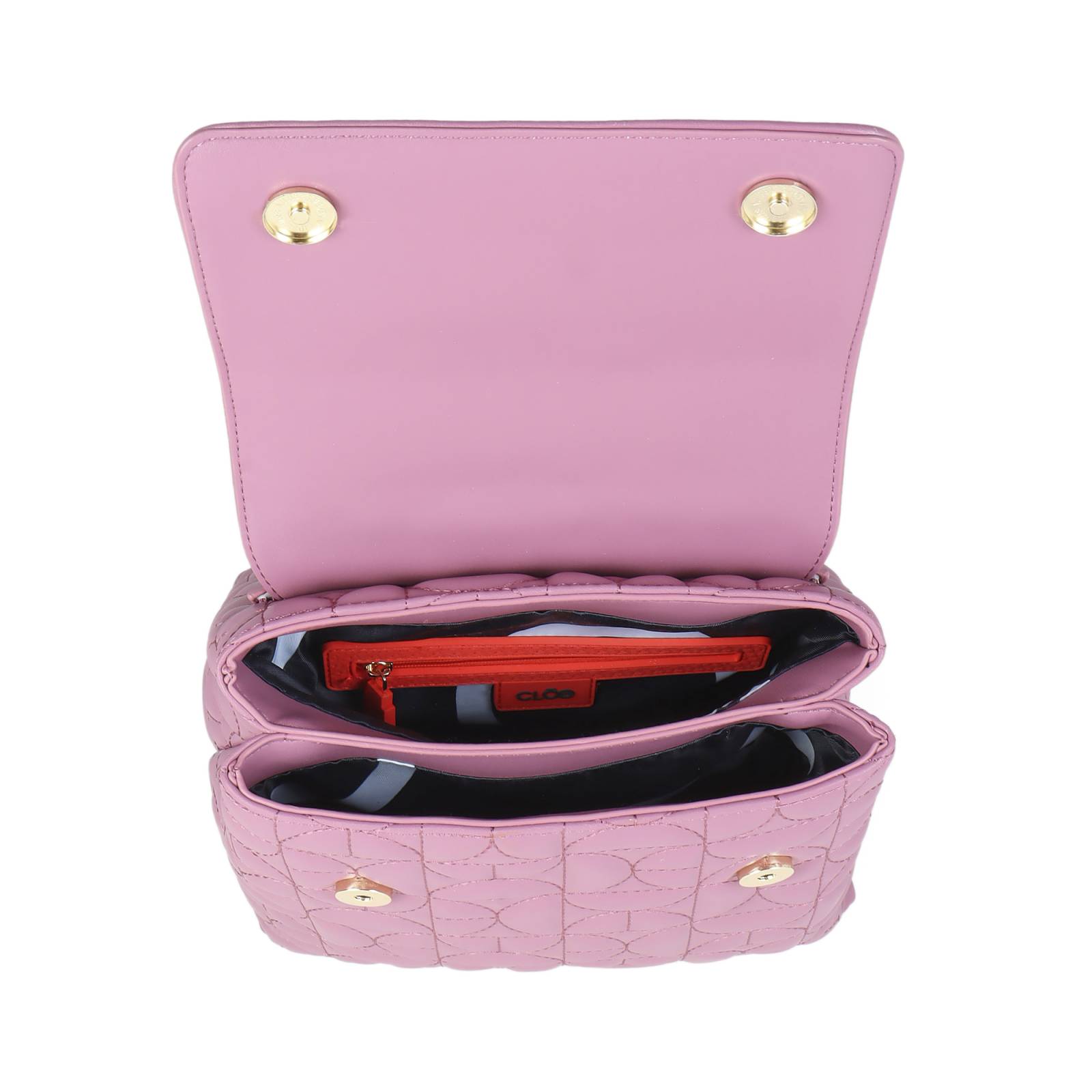 Mochila Cloe Para Mujer Cadenas Monograma Bordado