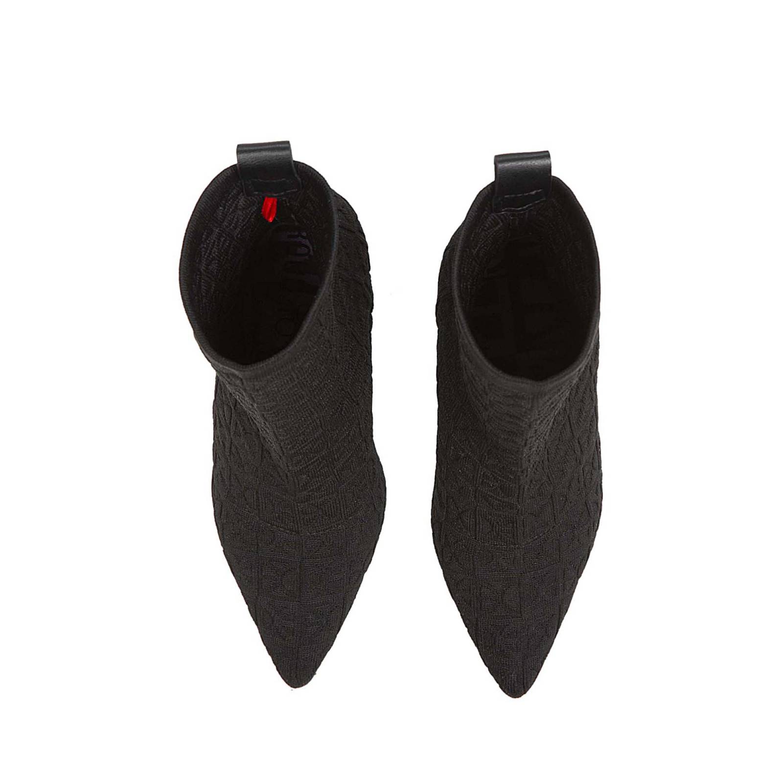 Botín Cloe Para Mujer Puntal Textil Tejido Multicolor