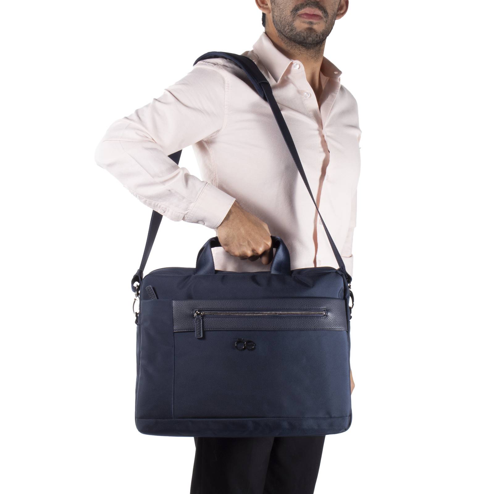 Porta Laptop Cloe Uomo 16 plg Textil para Hombre color Azul Marino