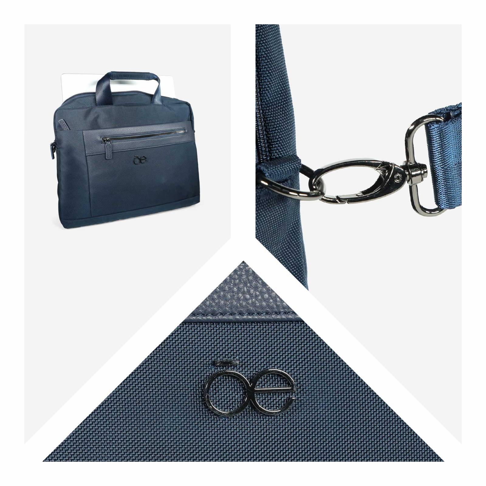 Porta Laptop Cloe Uomo 16 plg Textil para Hombre color Azul Marino