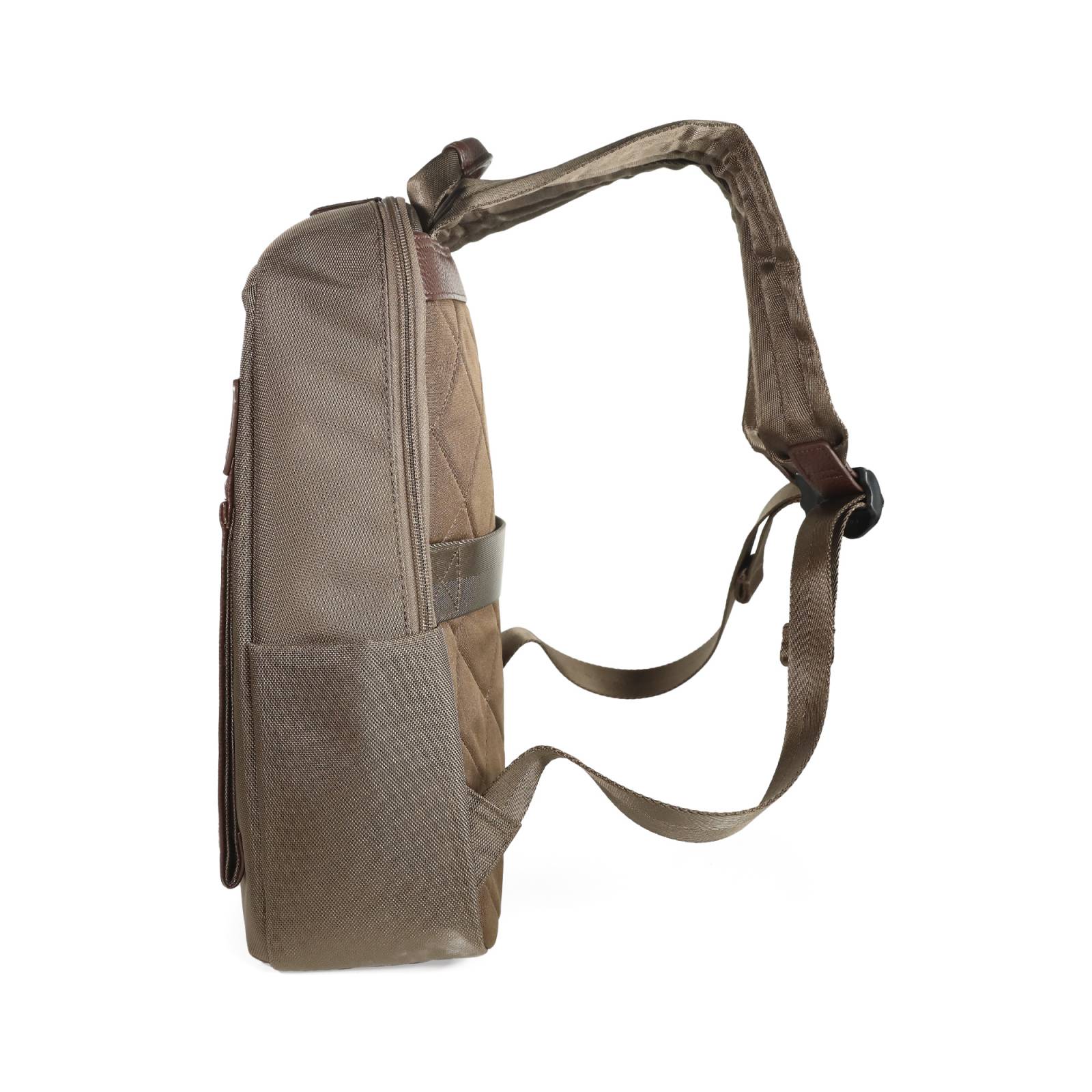 Mochila Cloe Uomo Porta Laptop 16 plg Textil para Hombre color Café