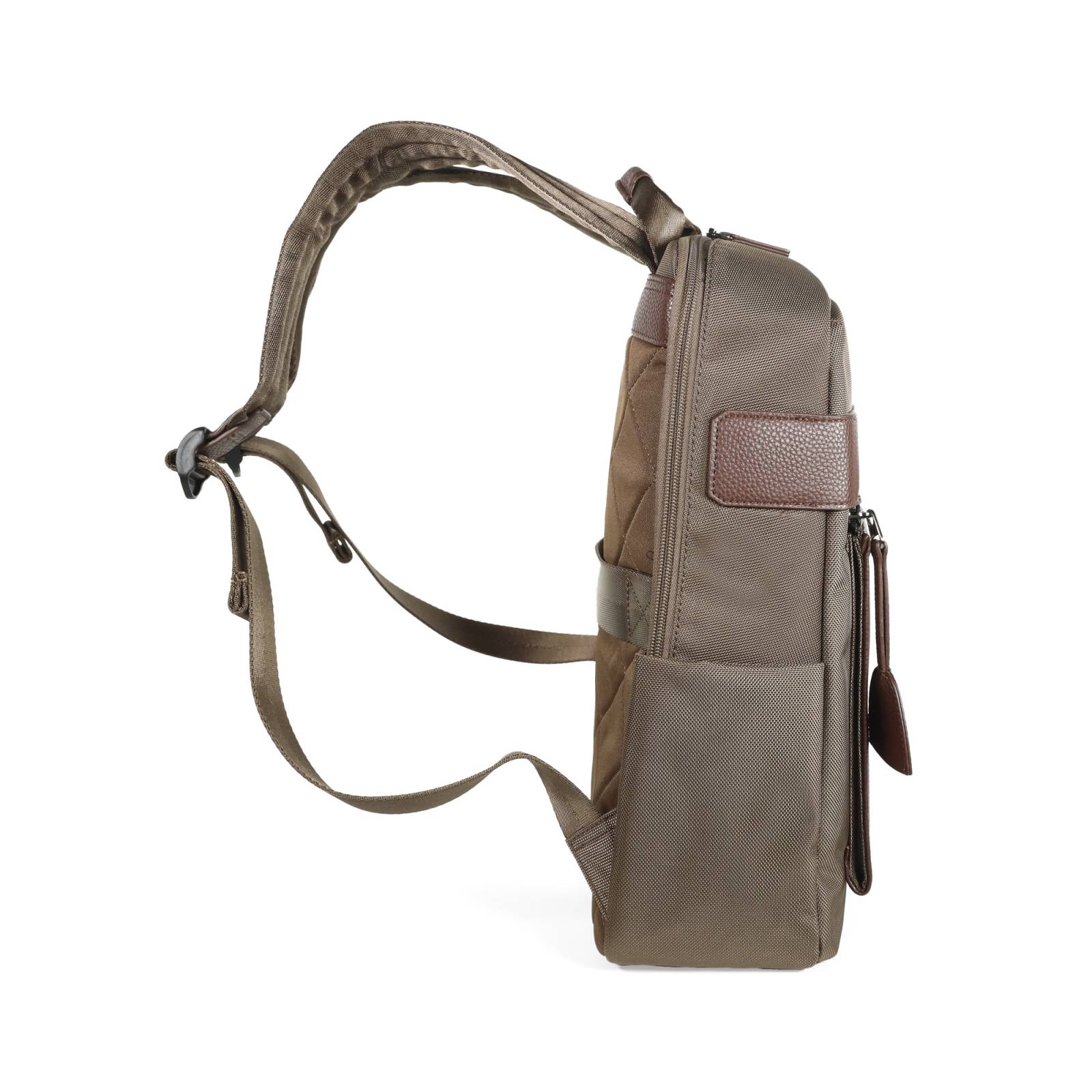 Mochila Cloe Uomo Porta Laptop 16 plg Textil para Hombre color Café