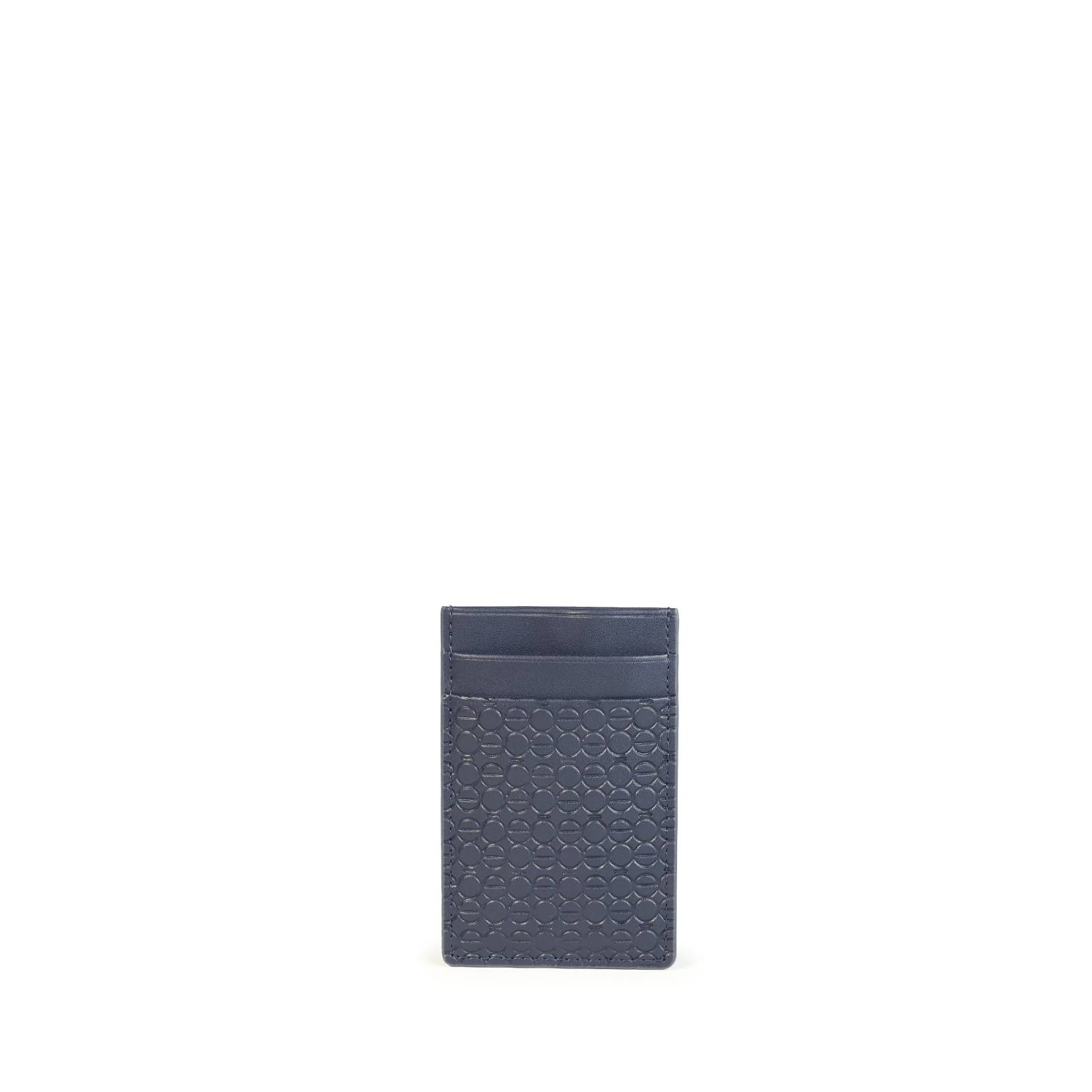 Set Cloe Uomo de Tarjetero Clip y Llavero para Hombre color Azul Marino
