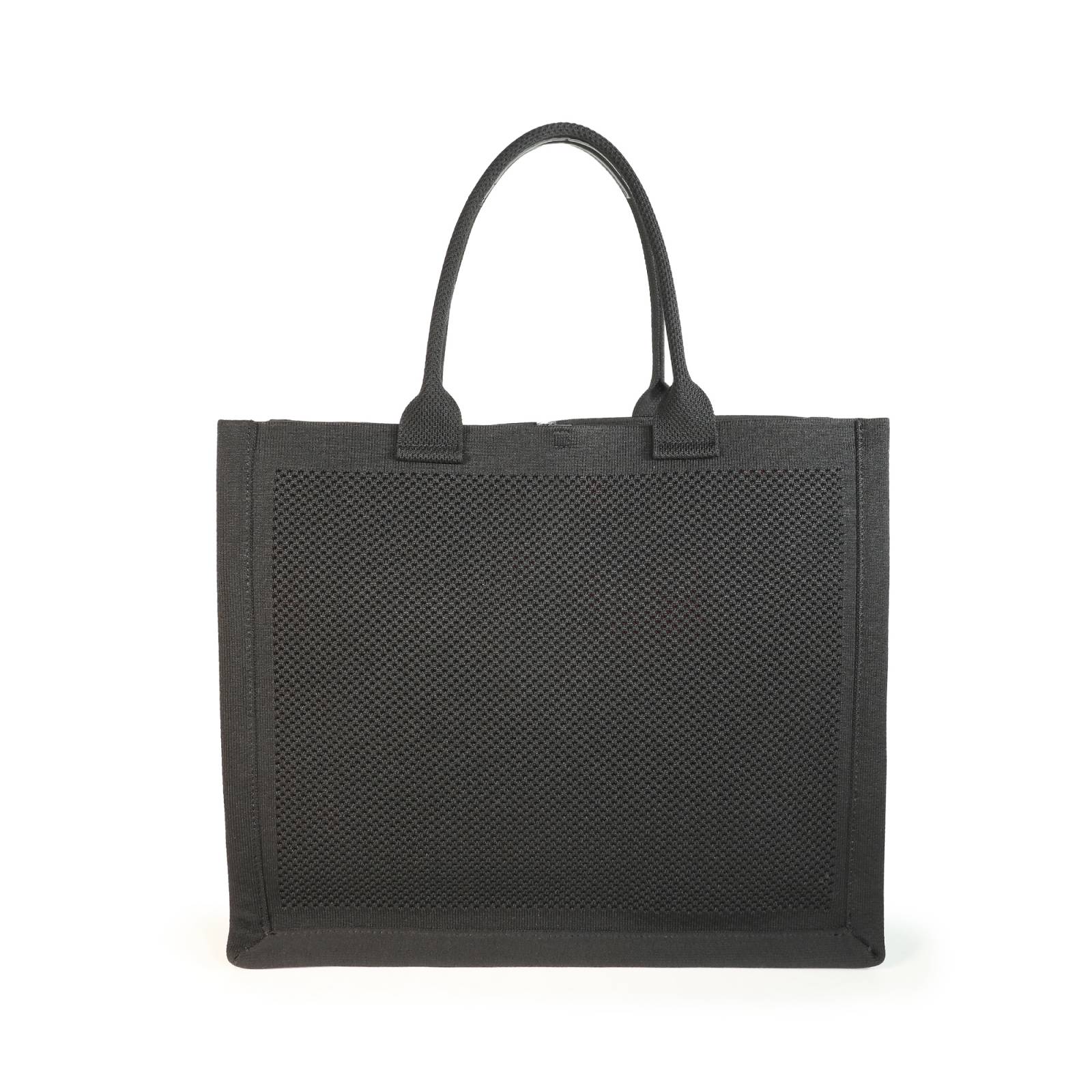 Bolsa Tote Cloe Grande Tejida color Negro