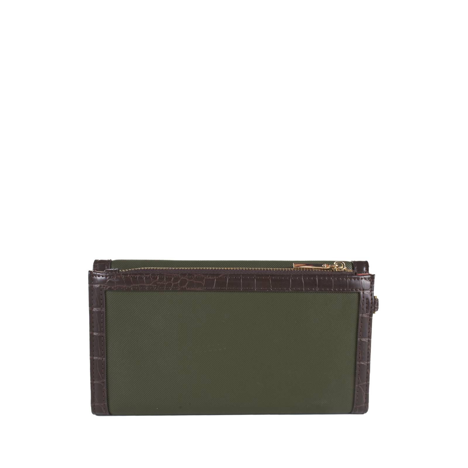 Cartera Flap Cloe Grande con Maneral color Verde Olivo