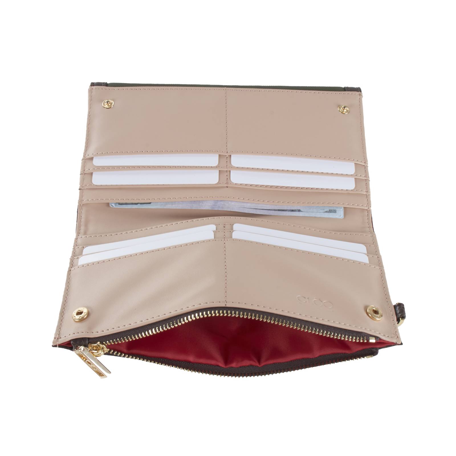 Cartera Flap Cloe Grande con Maneral color Verde Olivo