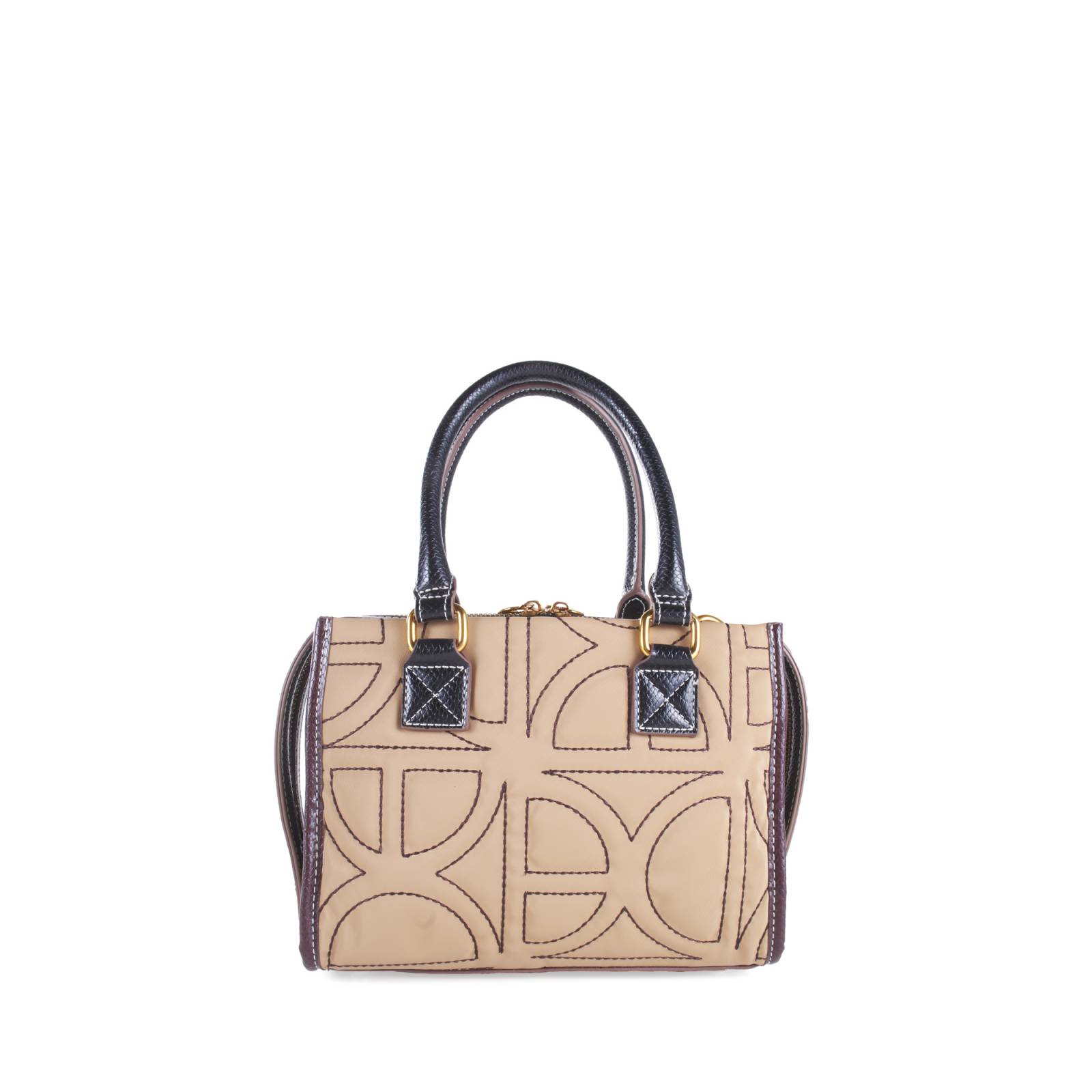 Bolsa Satchel Cloe Para Mujer Chica Textil con Mascada