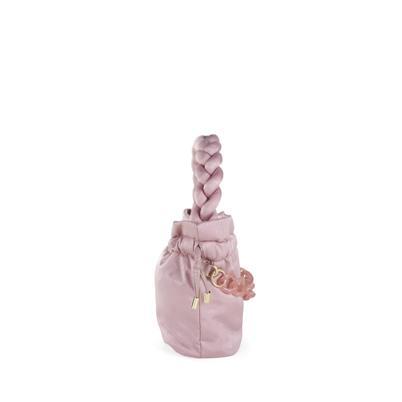 Bolsa Drawstring Cloe Para Mujer Textil Maneral Trenzado