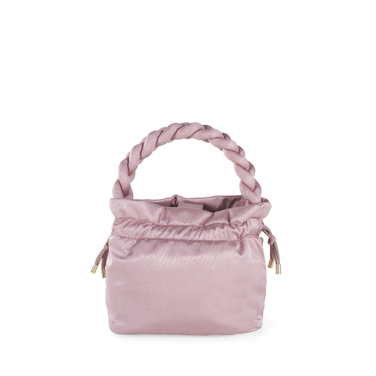 Bolsa Drawstring Cloe Para Mujer Textil Maneral Trenzado