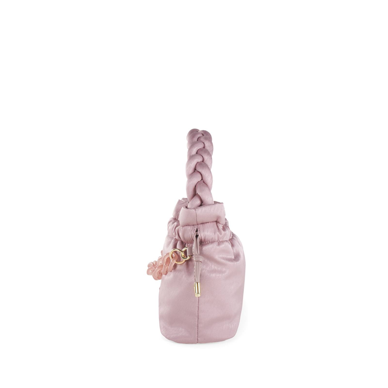 Bolsa Drawstring Cloe Para Mujer Textil Maneral Trenzado