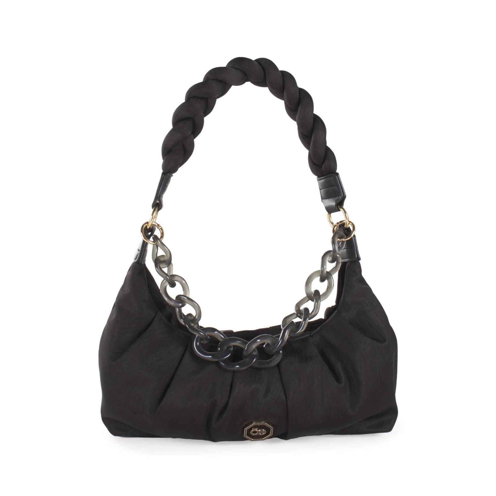 Bolsa Baguette Cloe Para Mujer Textil Maneral Trenzado