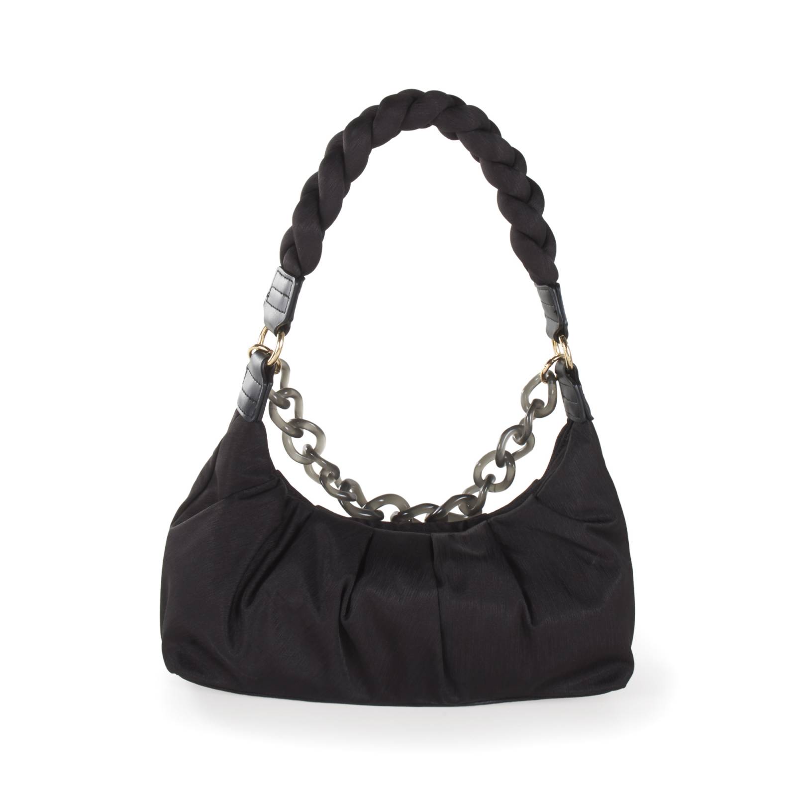 Bolsa Baguette Cloe Para Mujer Textil Maneral Trenzado